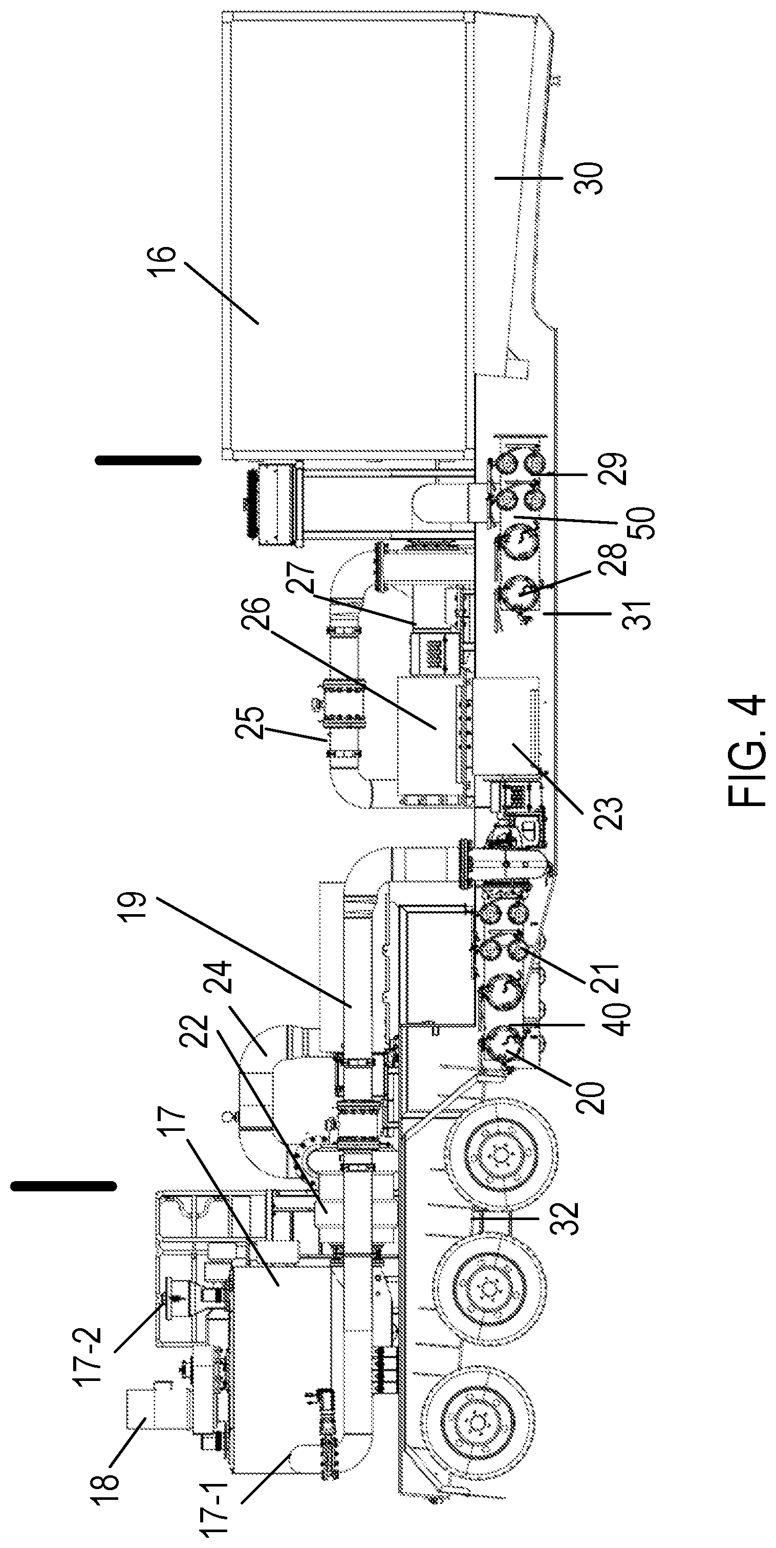 Patent US12410695 Figure 3 – Turbine fracturing equipment