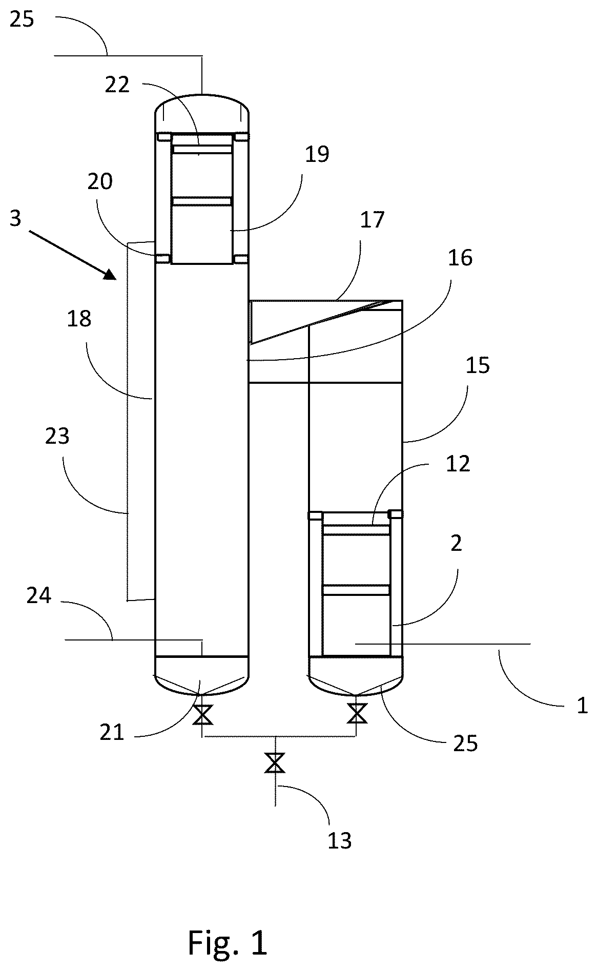 Patent US12410696 Figure 1 – Compact well testing (CWT) system and method of use for wet gas wells