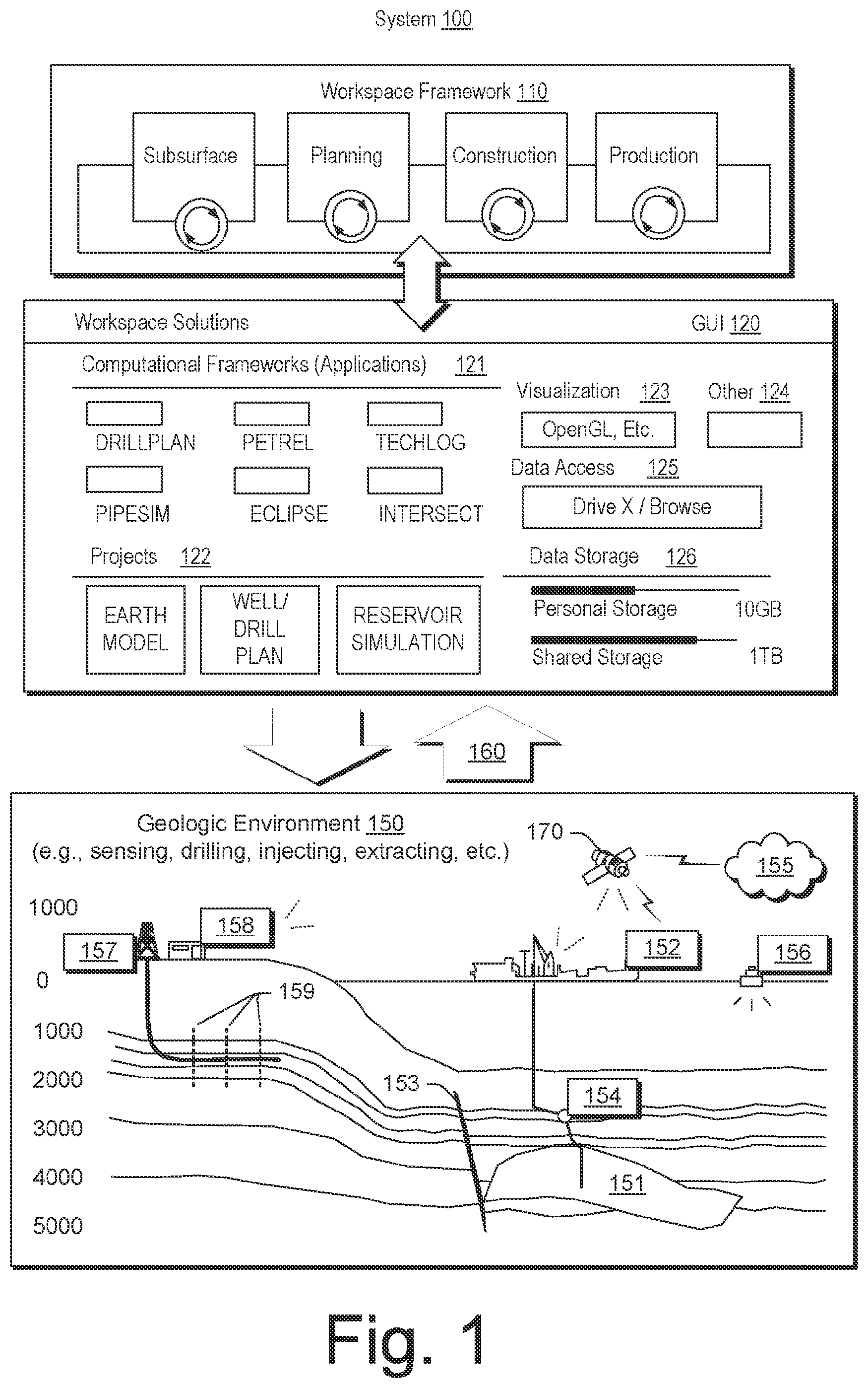 Patent US12410698 Figure 1 – Fracture characterization while drilling