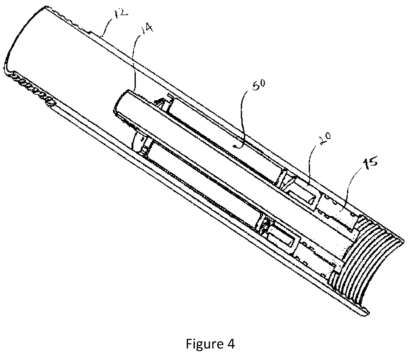 Patent US12410699 Figure 4 – Apparatus and method for measuring drilling parameters of a down-the-hole drilling operation for mineral exploration