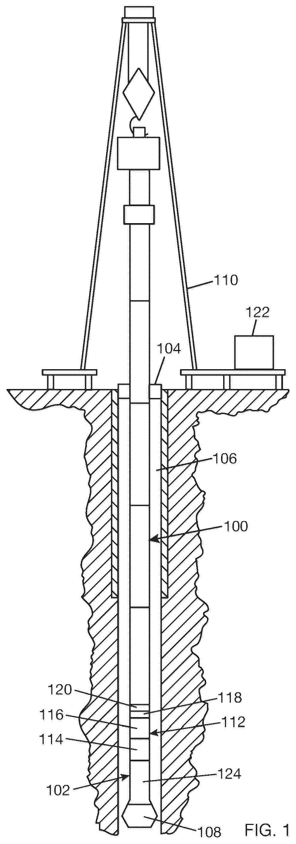 Patent US12410700 Figure 1 – Method of drilling a wellbore to a target