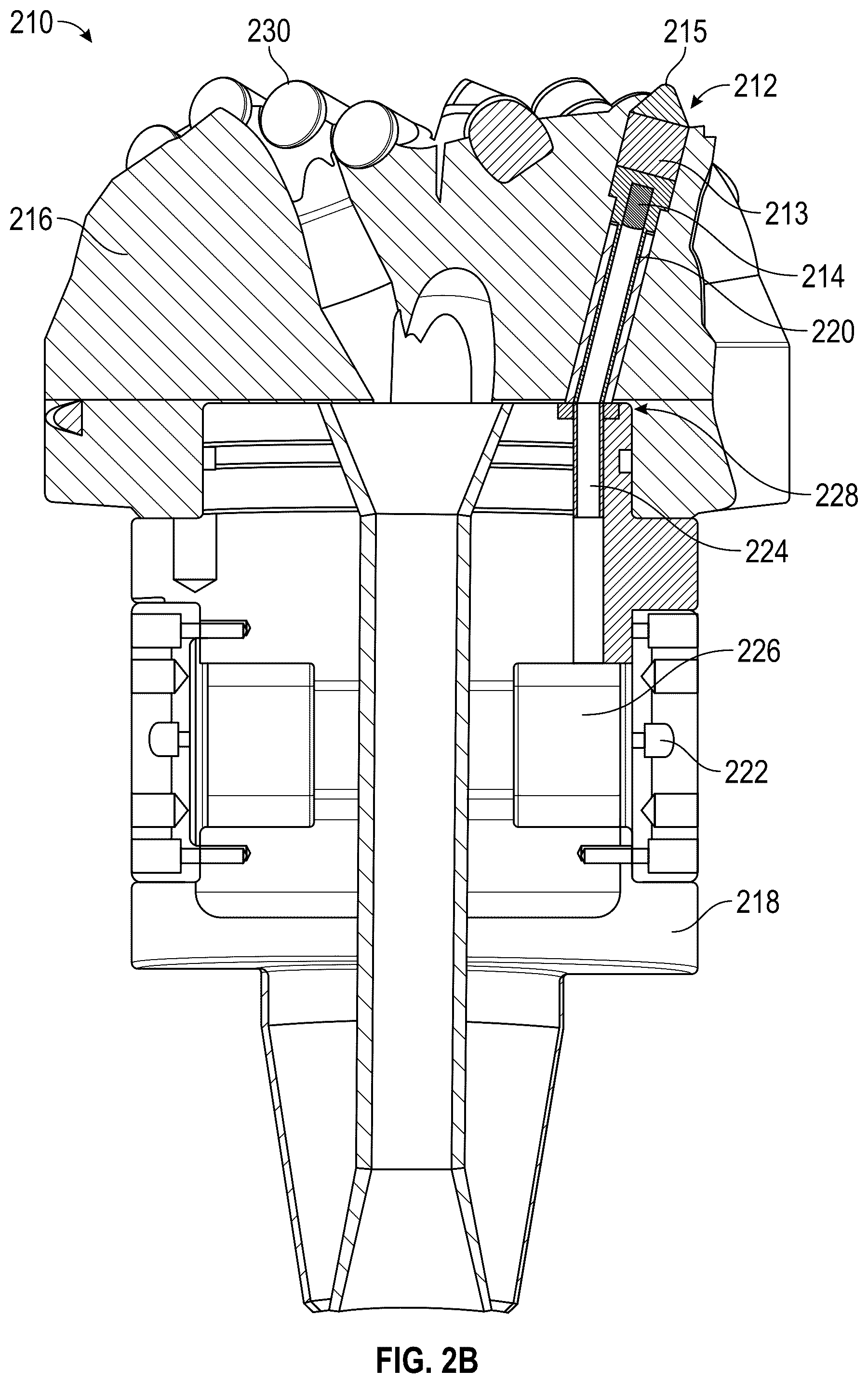 Patent US12410703 Figure 3 – Temperature measurement at one or more cutting elements of a drill bit