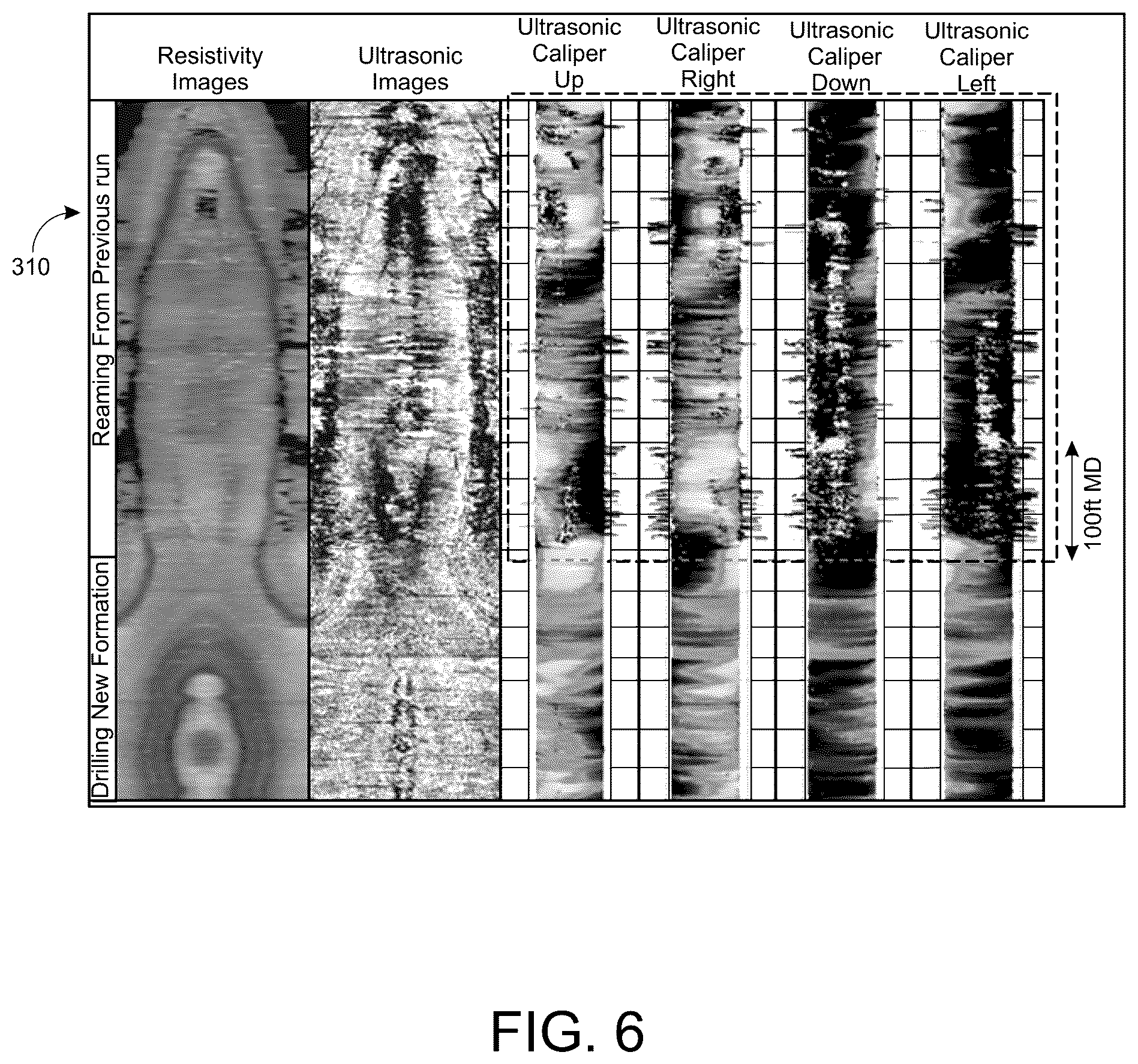 Patent US12410704 Figure 5 – Predicting wellbore diameters
