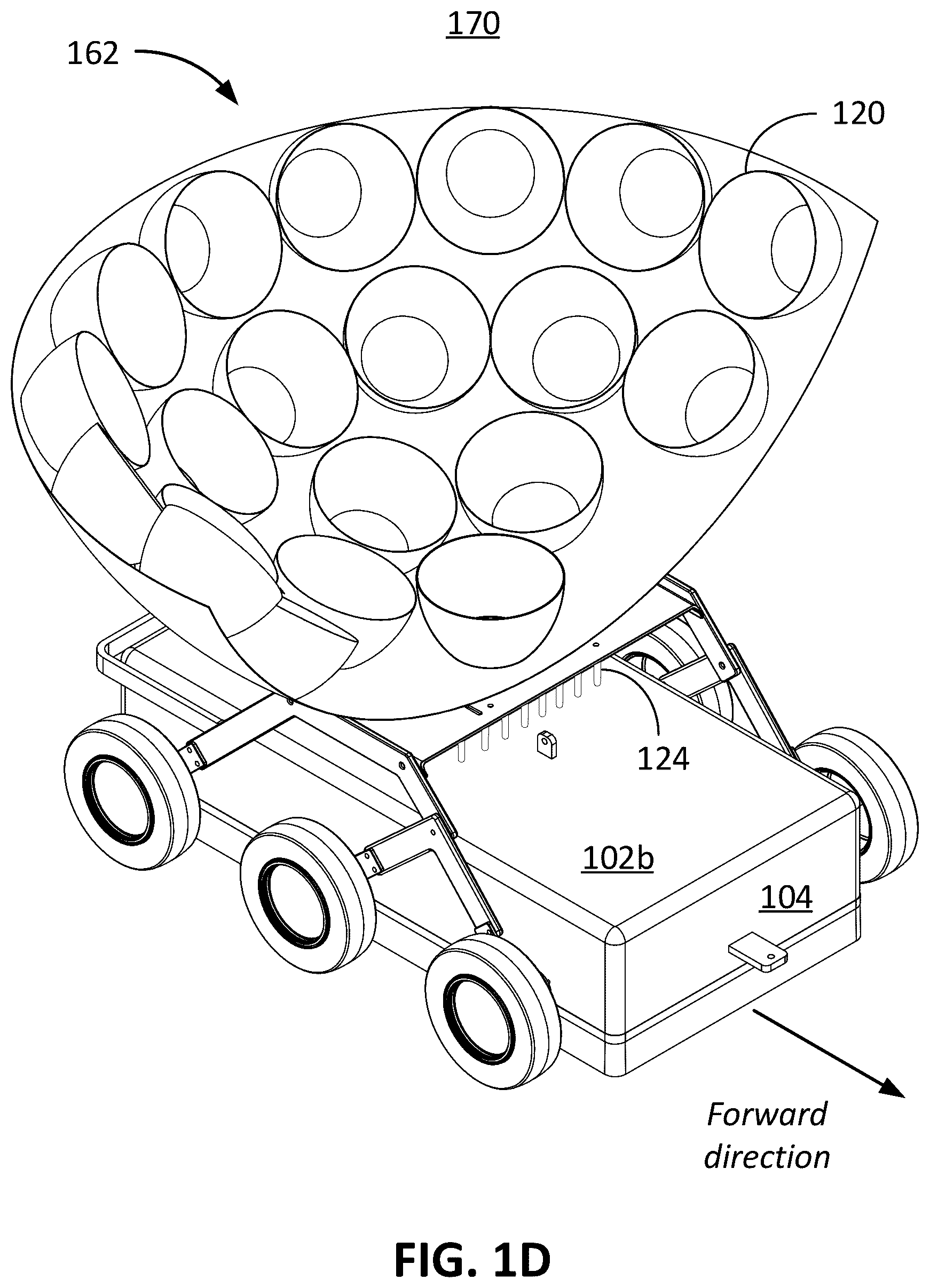 Patent US12410709 Figure 4 – Compound parabolic concentrator arrangement