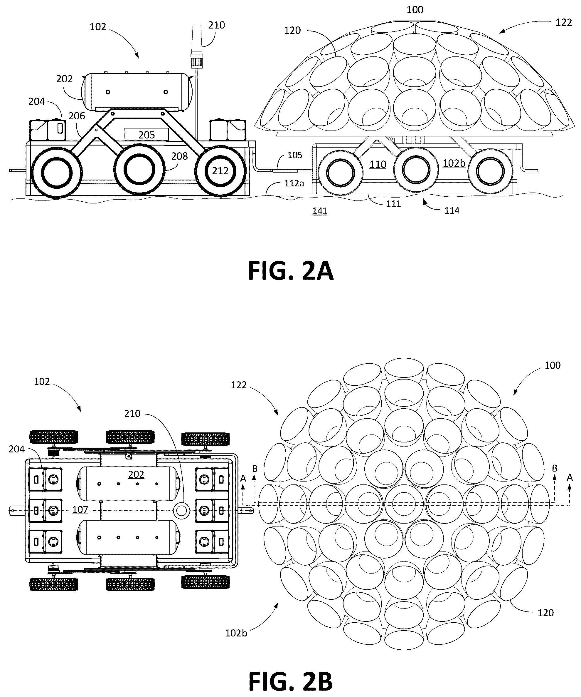 Patent US12410709 Figure 5 – Compound parabolic concentrator arrangement