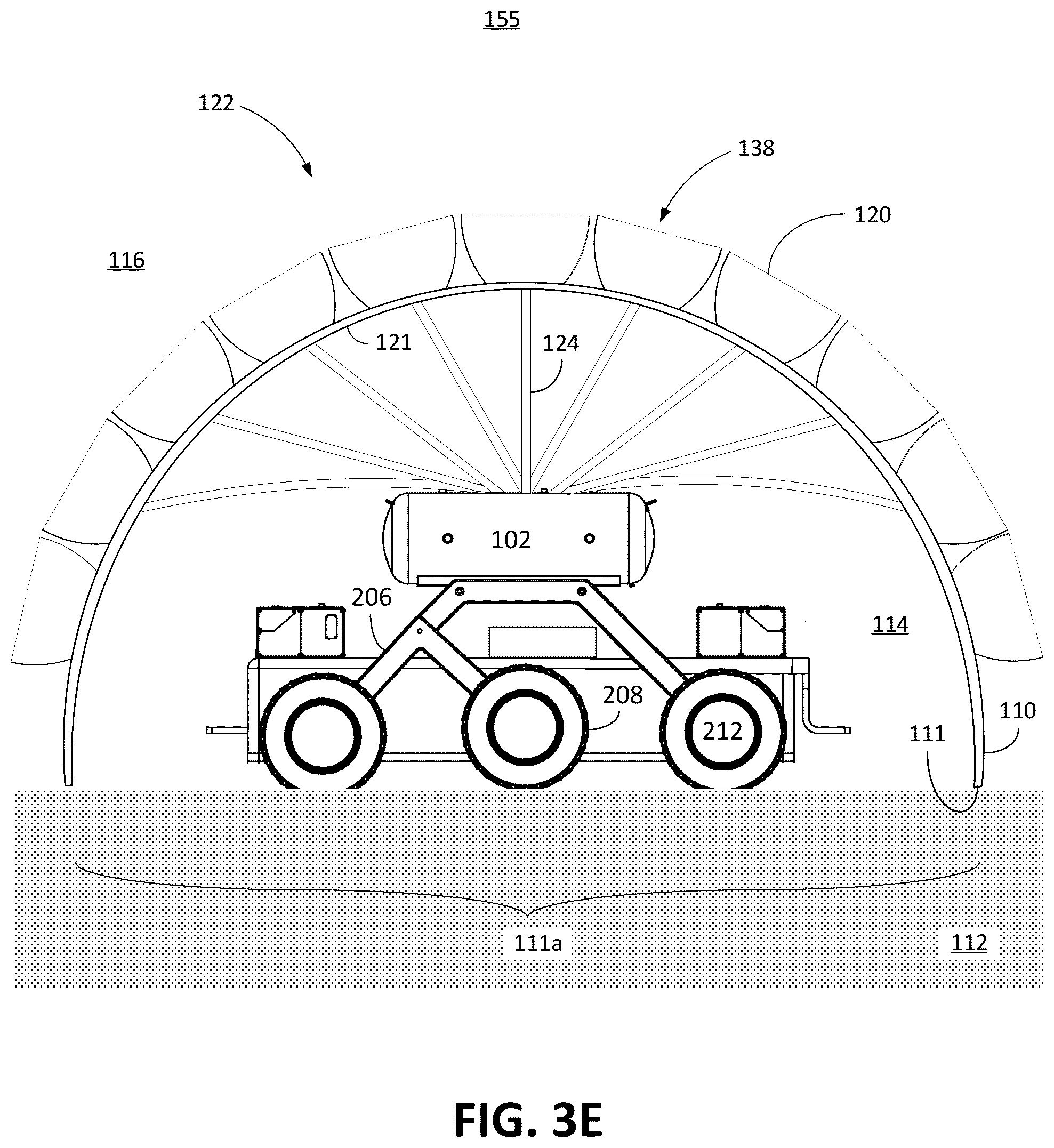 Patent US12410709 Figure 10 – Compound parabolic concentrator arrangement