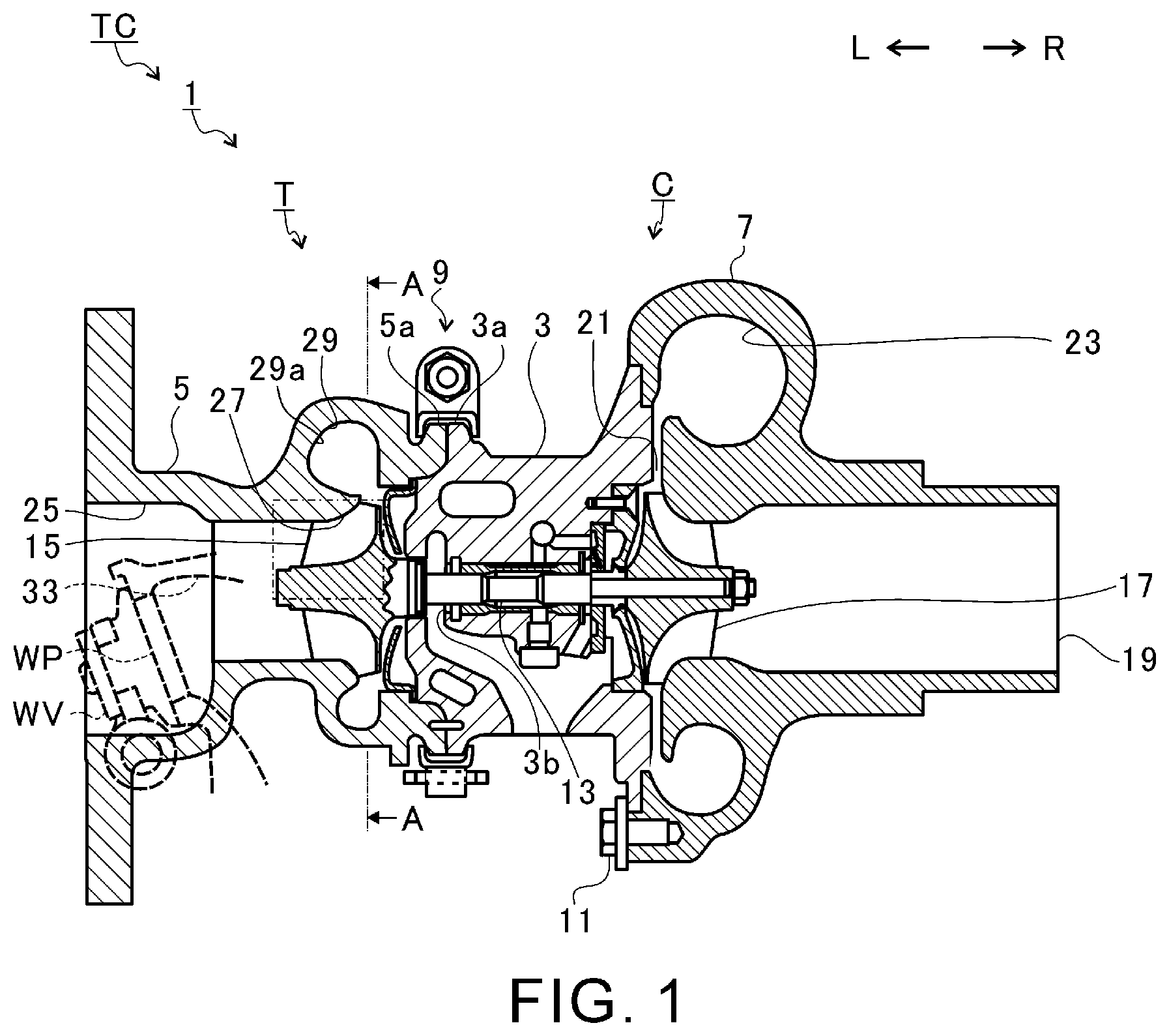 Patent US12410713 — Turbine and turbocharger — Figure 1