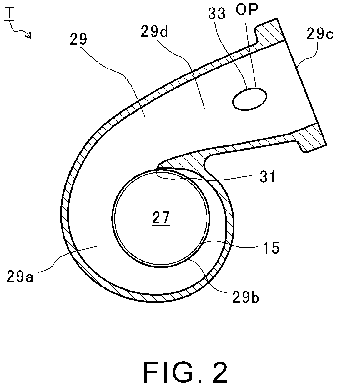Patent US12410713 Figure 2 – Turbine and turbocharger