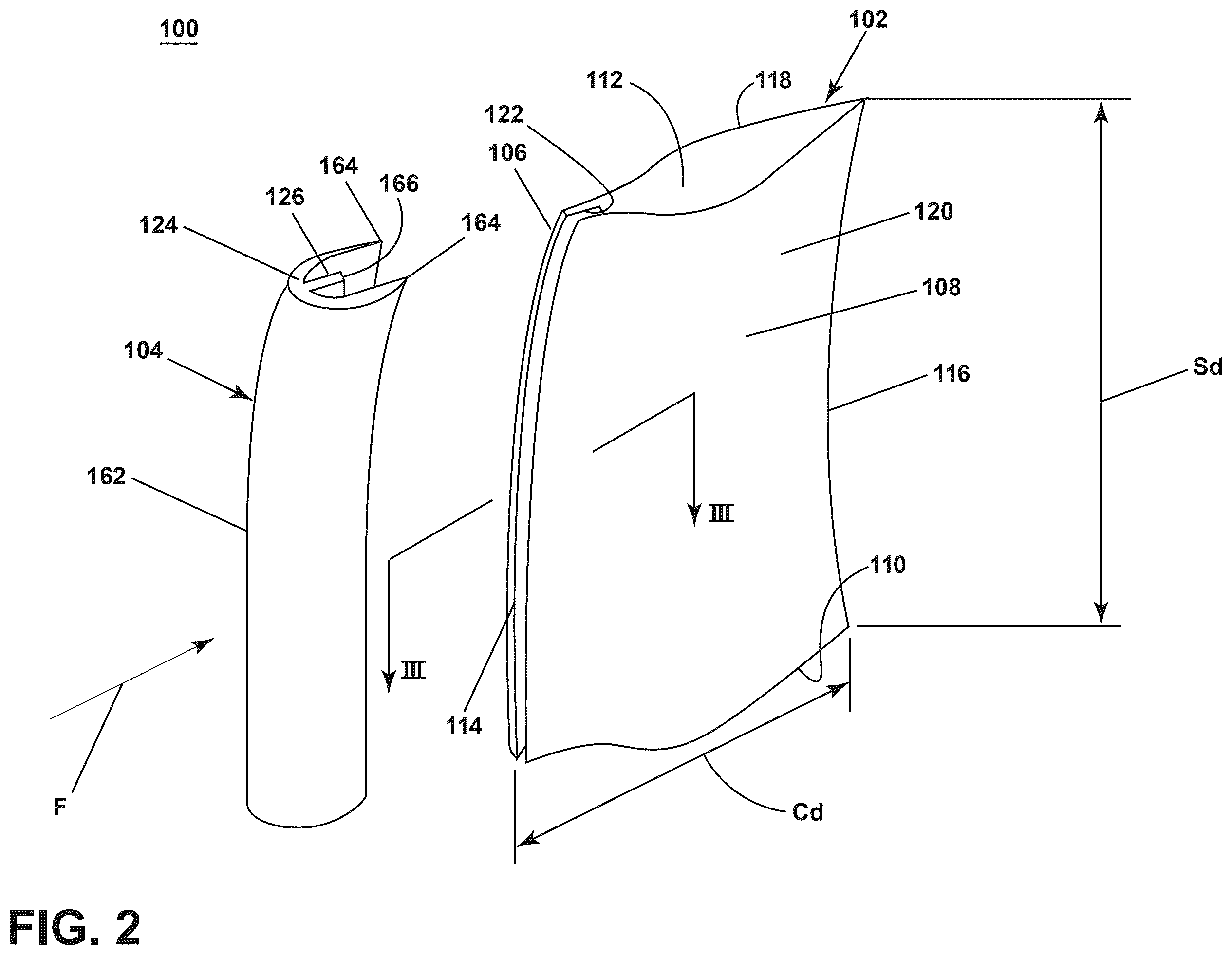 Patent US12410716 Figure 2 – Engine component