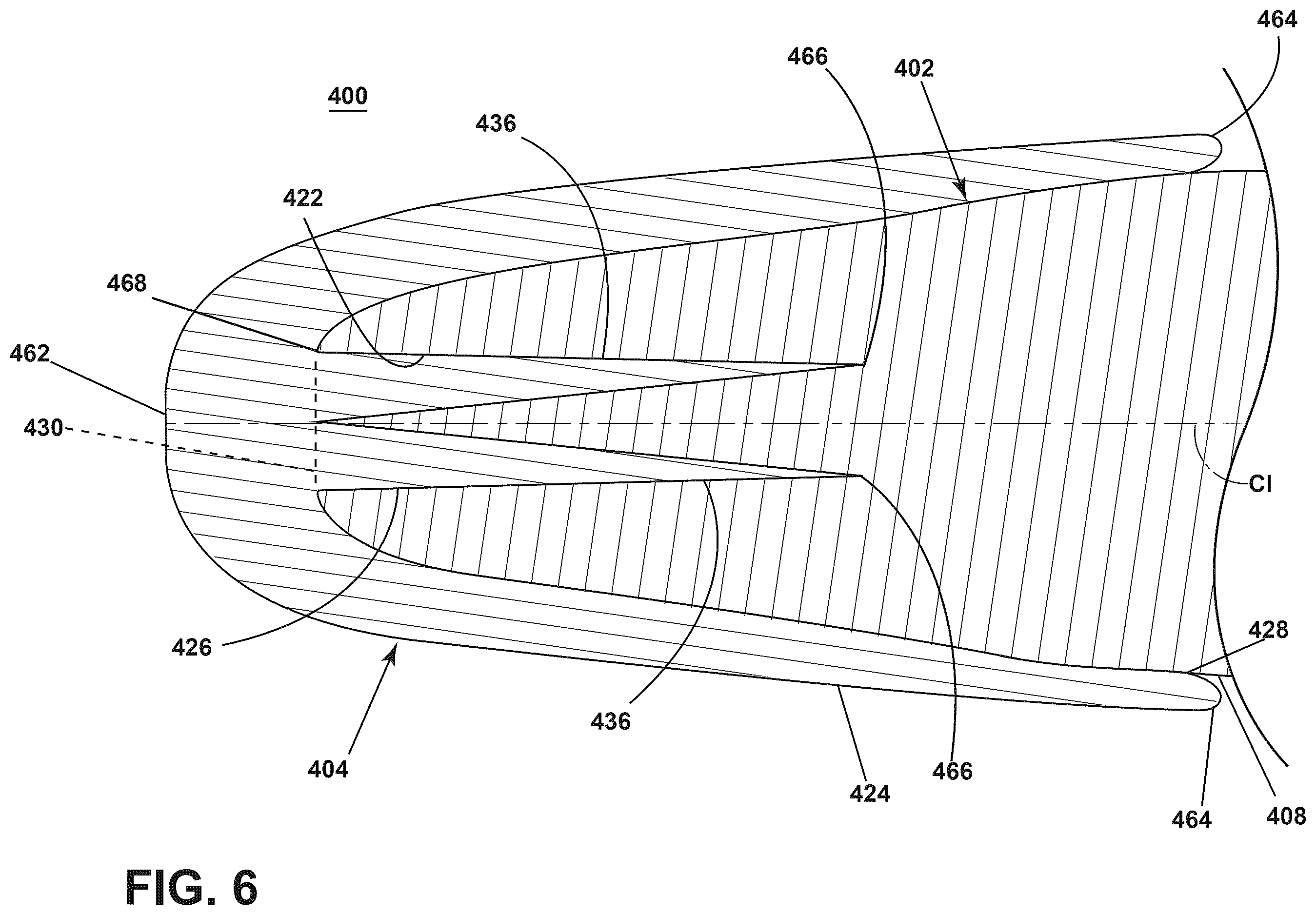 Patent US12410716 Figure 6 – Engine component