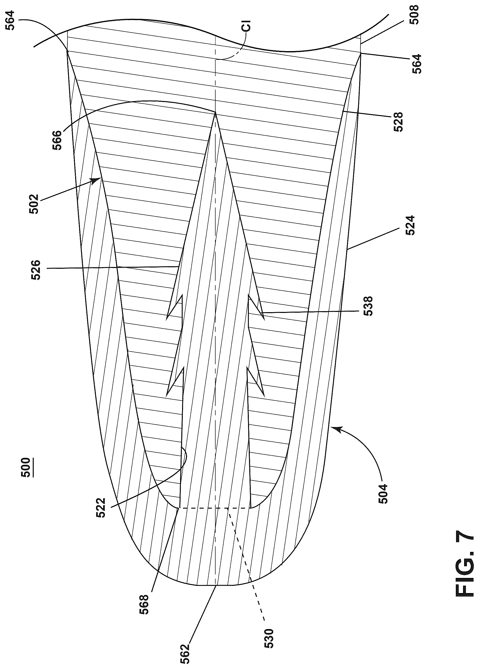 Patent US12410716 Figure 7 – Engine component