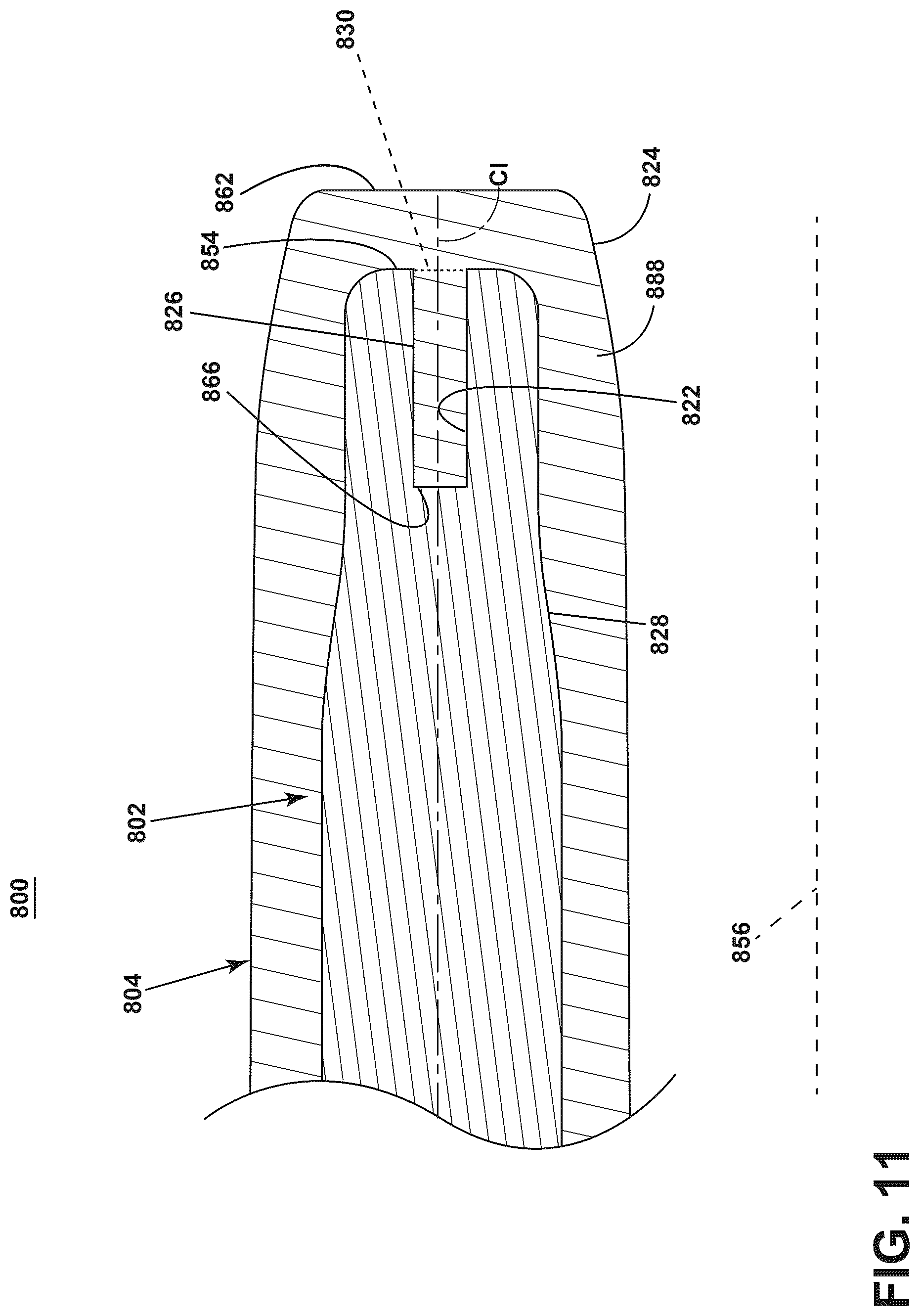 Patent US12410716 Figure 11 – Engine component