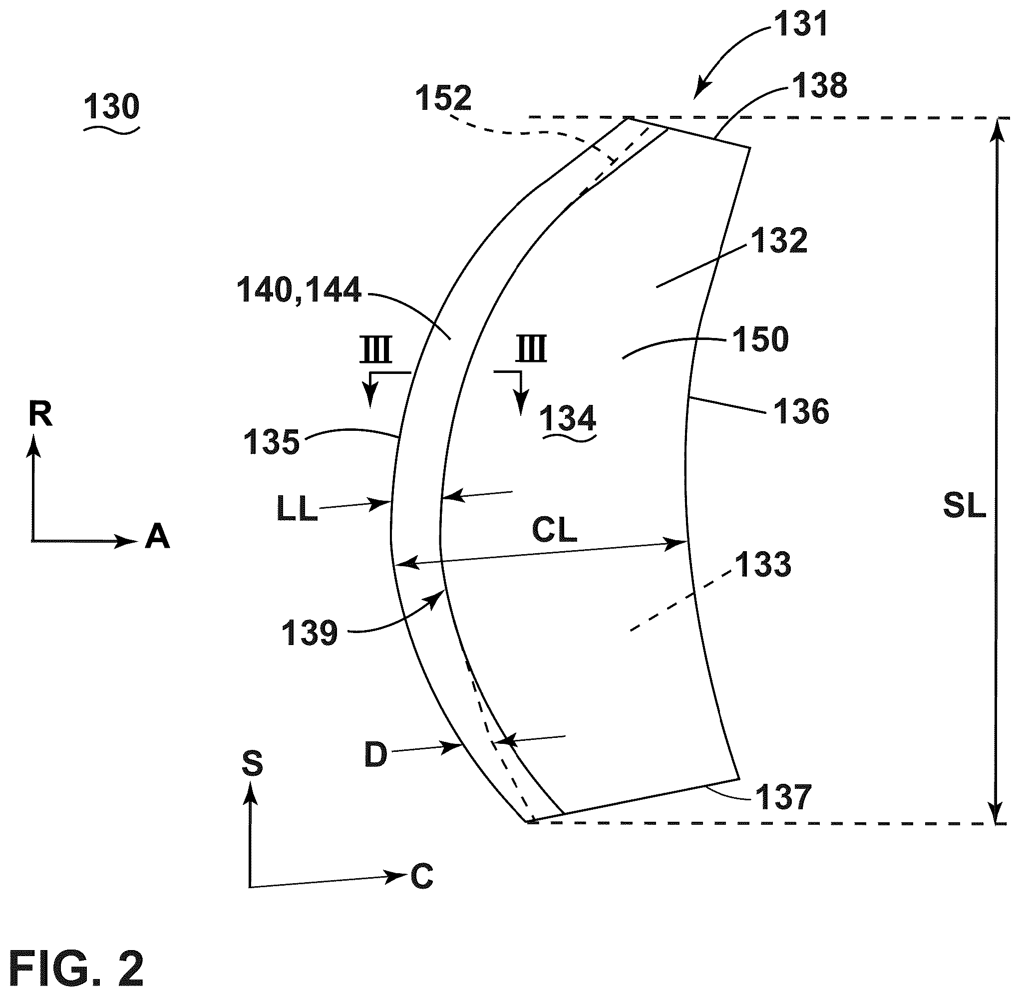 Patent US12410719 Figure 2 – Turbine engine with composite airfoils