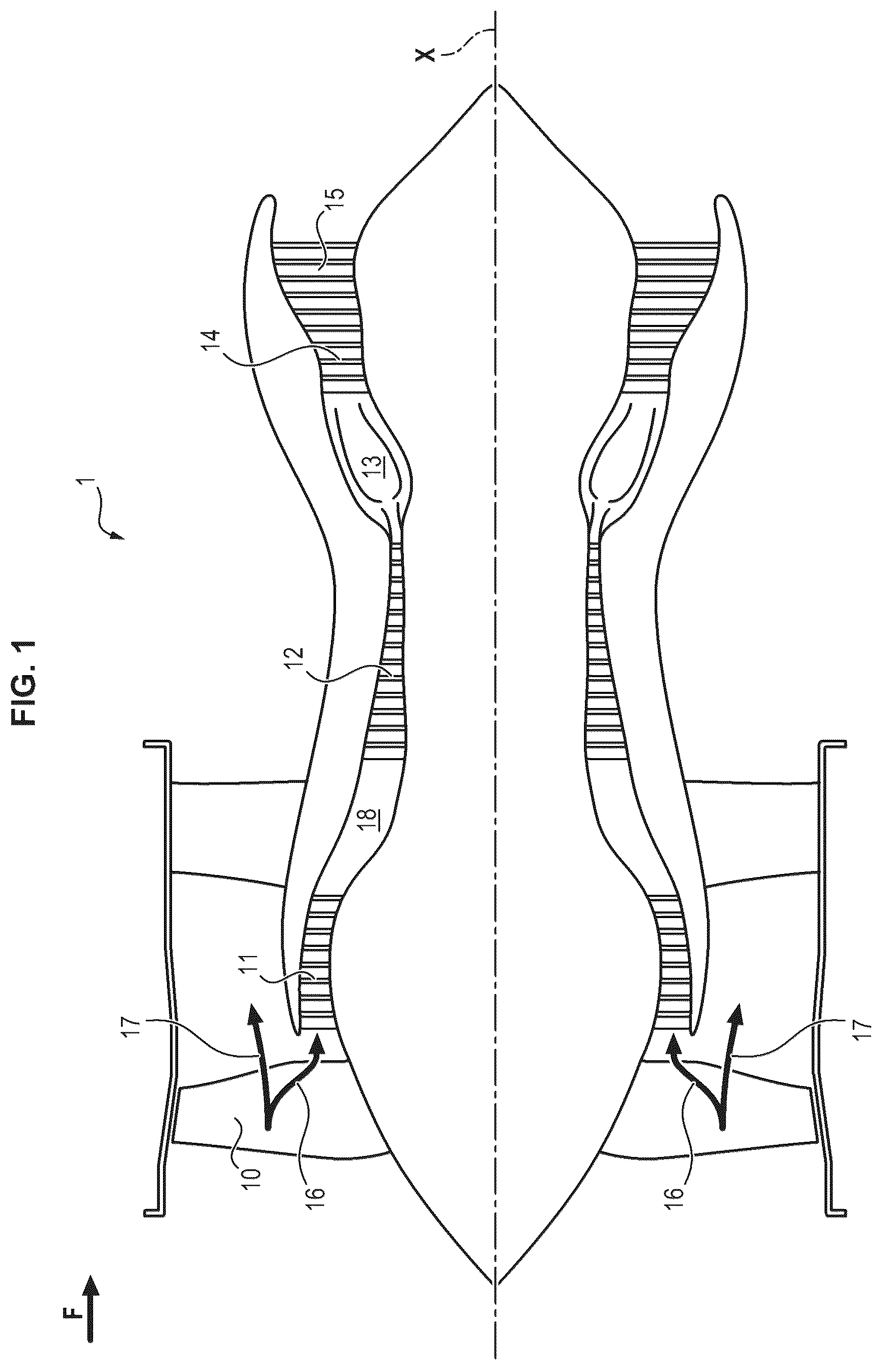 Patent US12410721 — Turbine rotor and platform for such a rotor — Figure 1