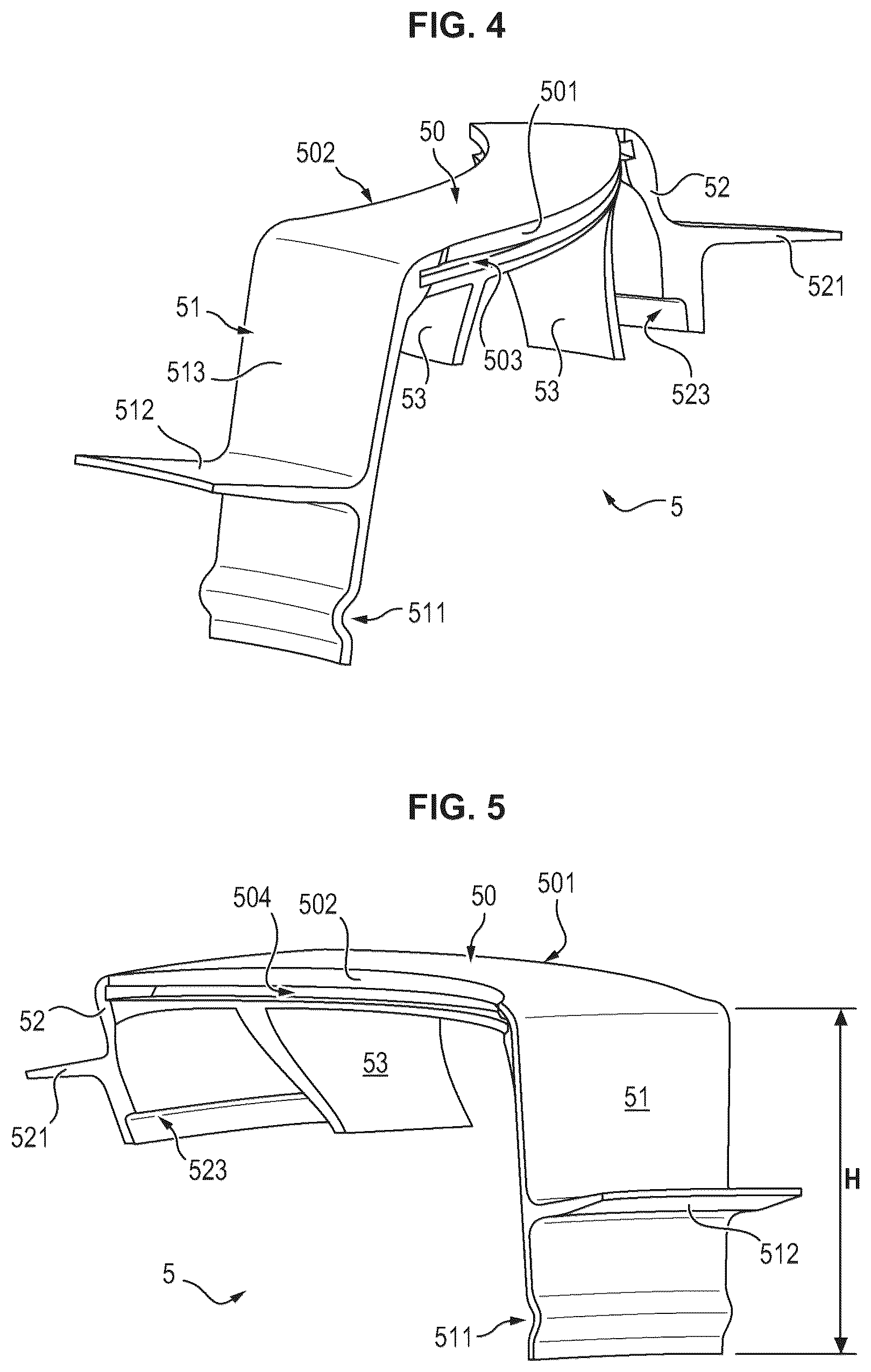 Patent US12410721 Figure 3 – Turbine rotor and platform for such a rotor