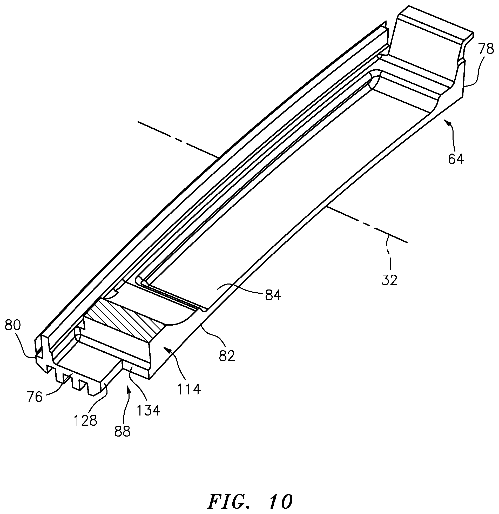 Patent US12410723 Figure 10 – Non-contact seal for rotational equipment with radial through-hole