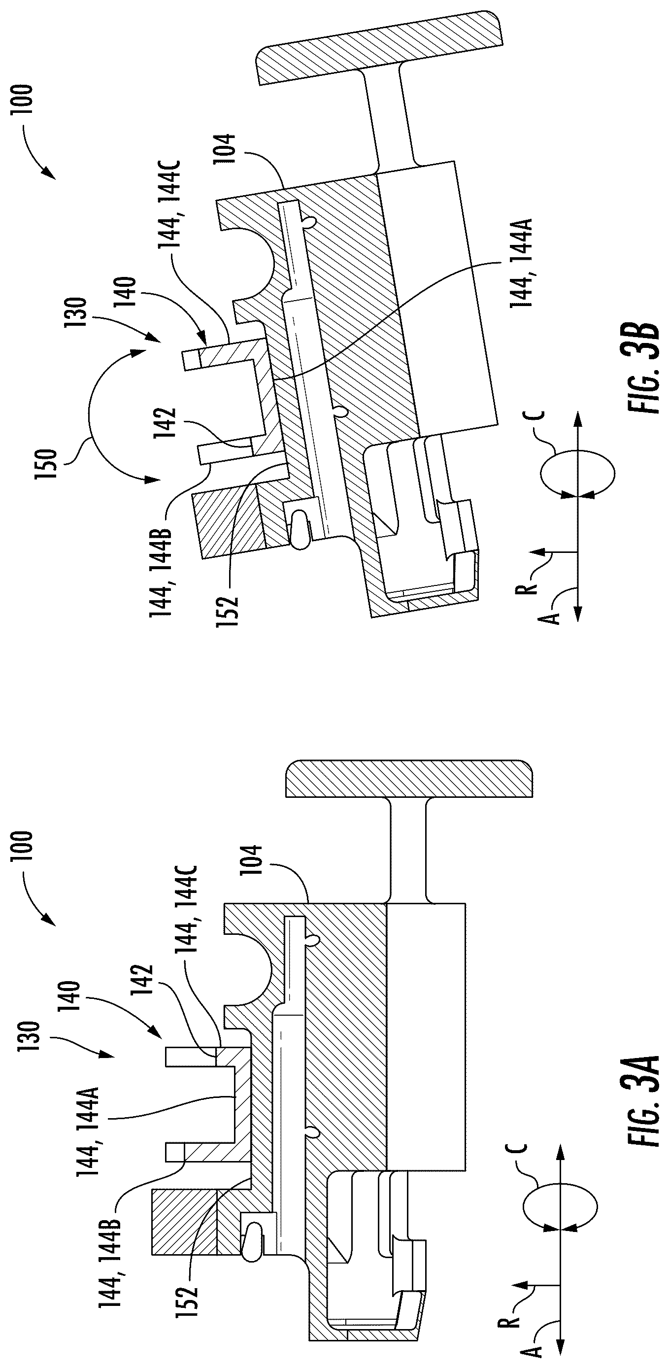 Patent US12410724 Figure 3 – Gas turbine engine with inertially damped seals