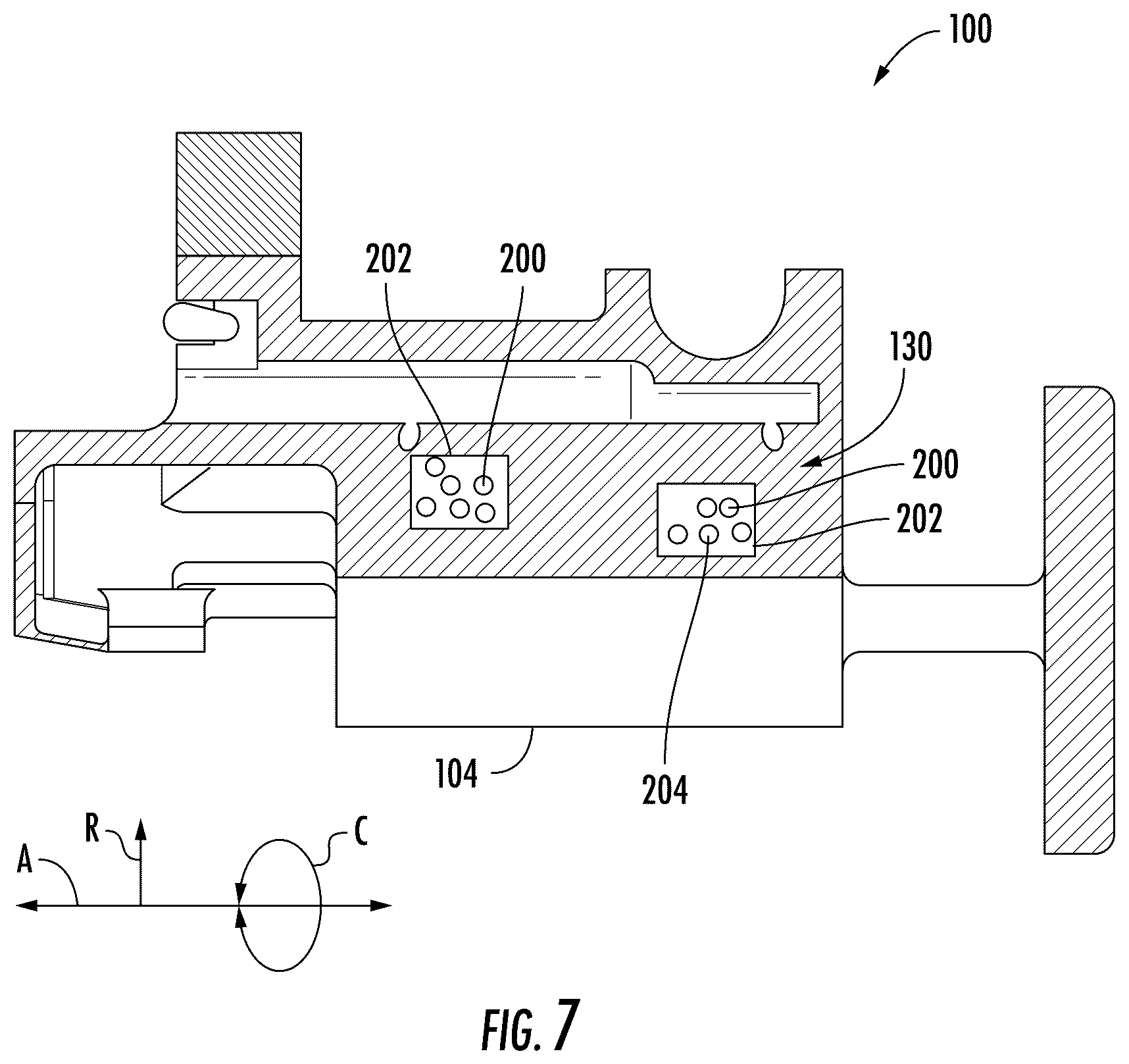 Patent US12410724 Figure 8 – Gas turbine engine with inertially damped seals