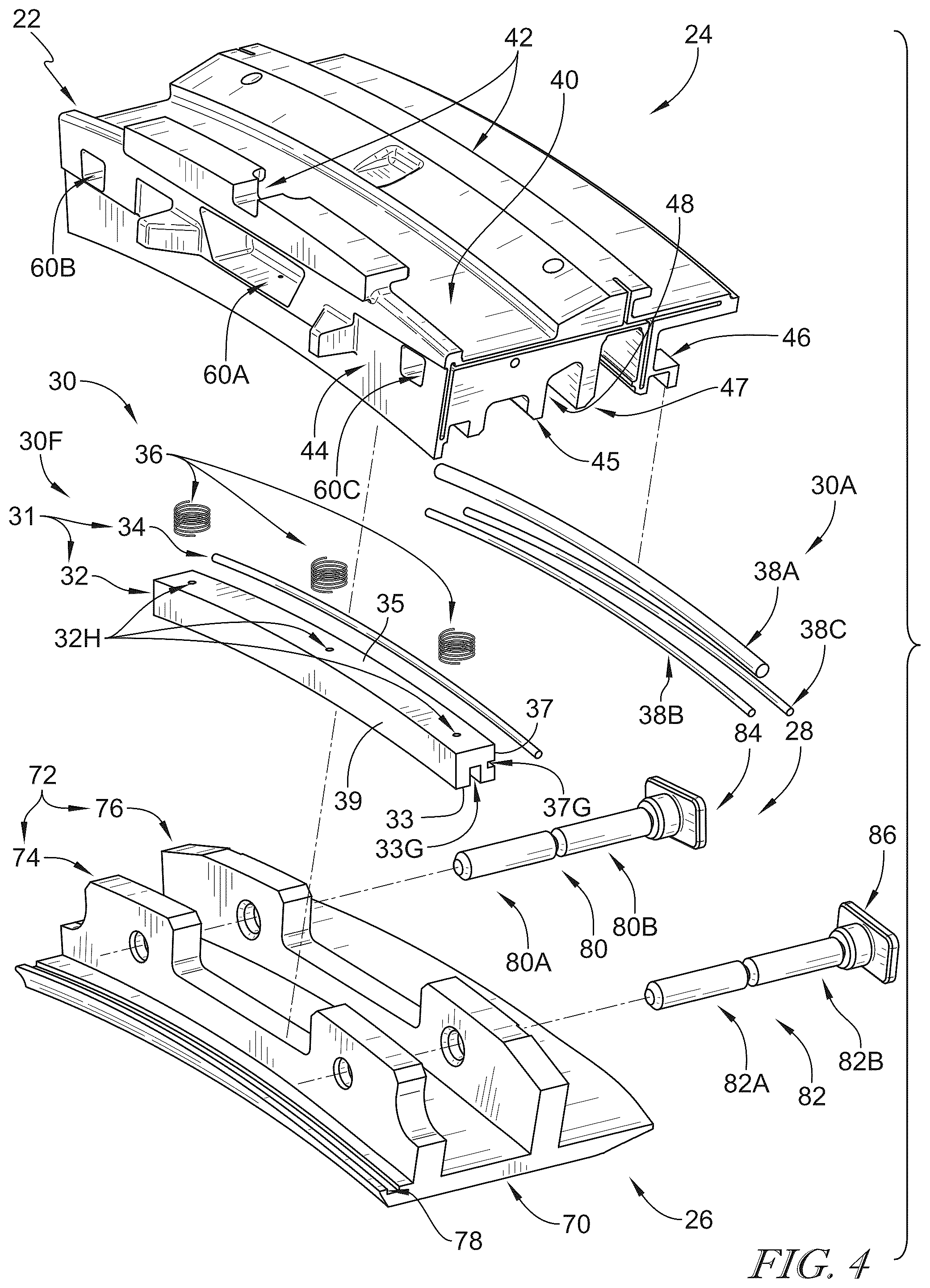 Patent US12410725 Figure 3 – Turbine shroud assemblies with air activated pistons for biasing buffer cavity seals