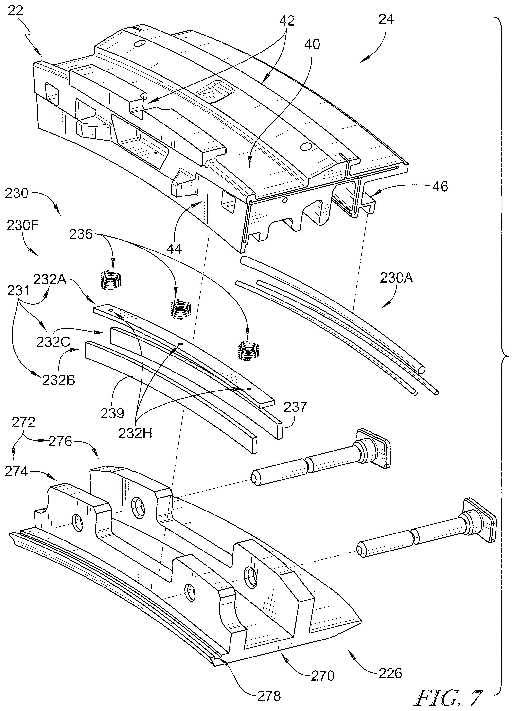 Patent US12410725 Figure 6 – Turbine shroud assemblies with air activated pistons for biasing buffer cavity seals