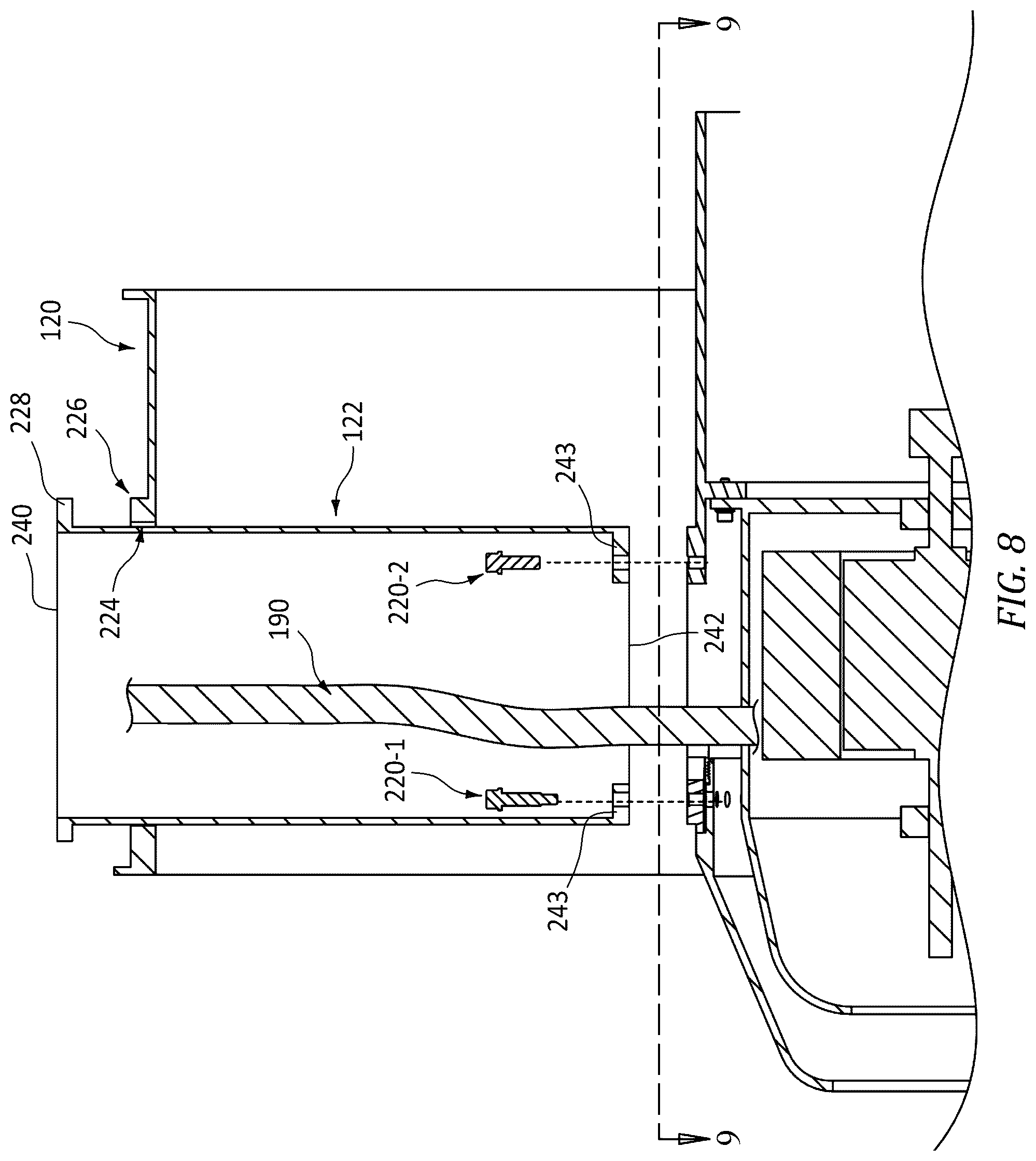 Patent US12410726 Figure 7 – Turbine engine centerbody generator