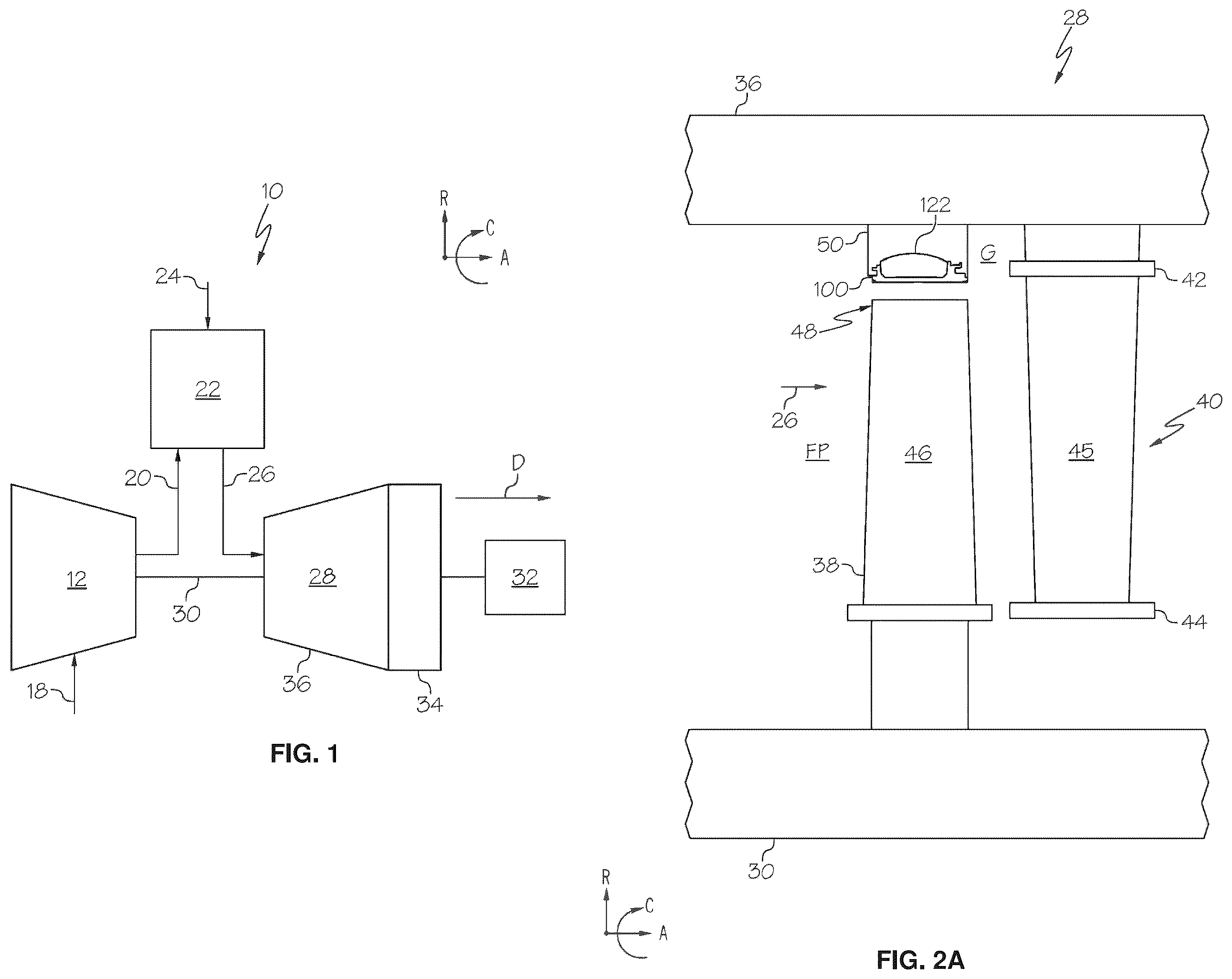 Patent US12410730 Figure 1 – Turbine shroud and turbomachine with cooling circuit