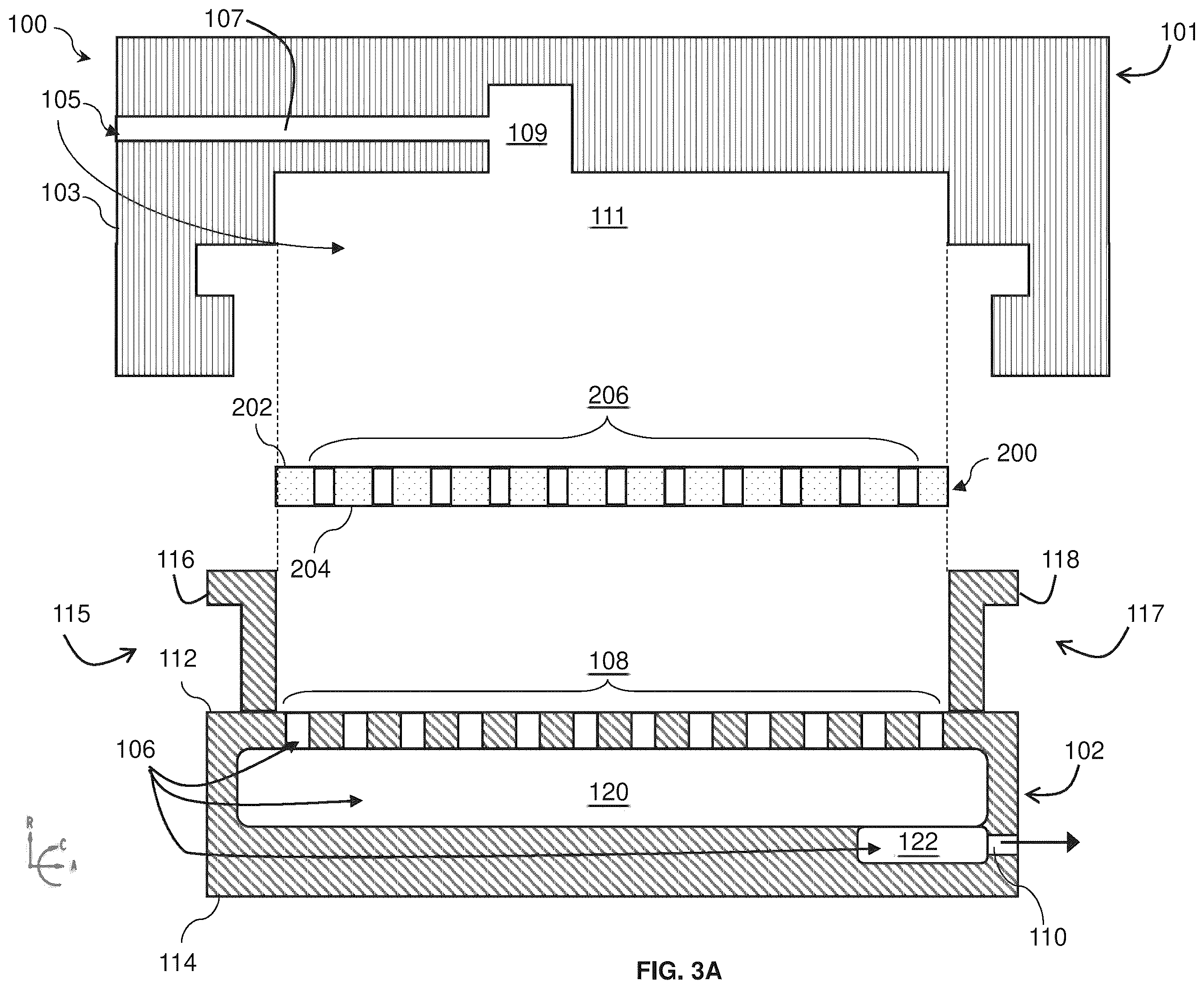 Patent US12410730 Figure 3 – Turbine shroud and turbomachine with cooling circuit