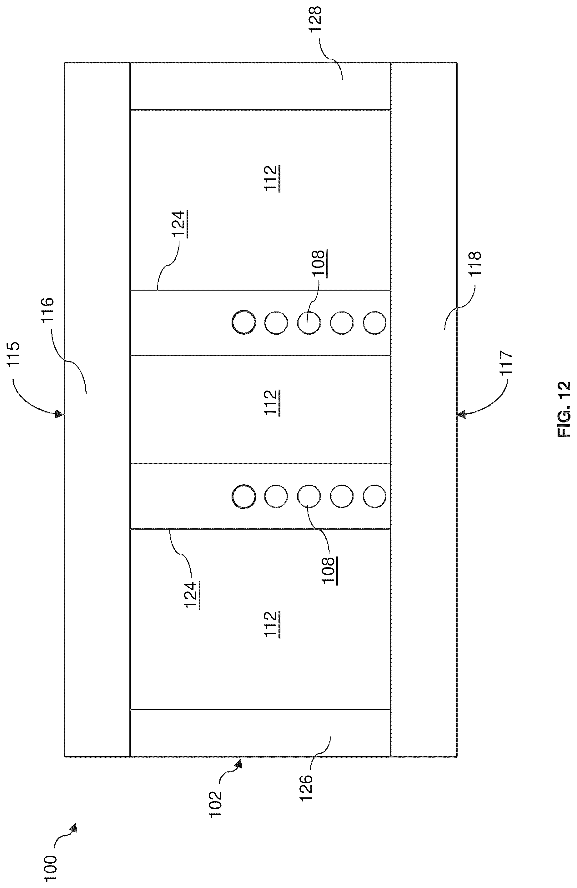 Patent US12410730 Figure 14 – Turbine shroud and turbomachine with cooling circuit