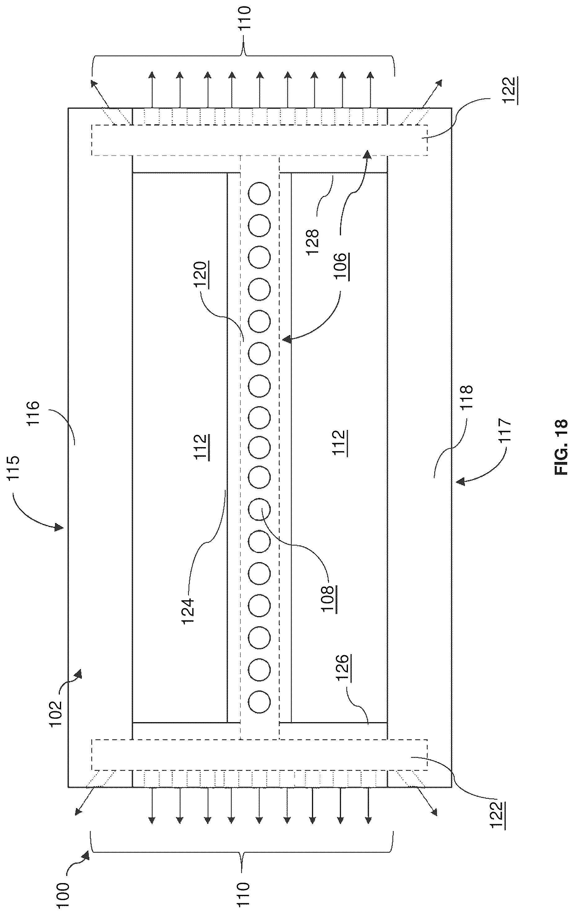 Patent US12410730 Figure 20 – Turbine shroud and turbomachine with cooling circuit