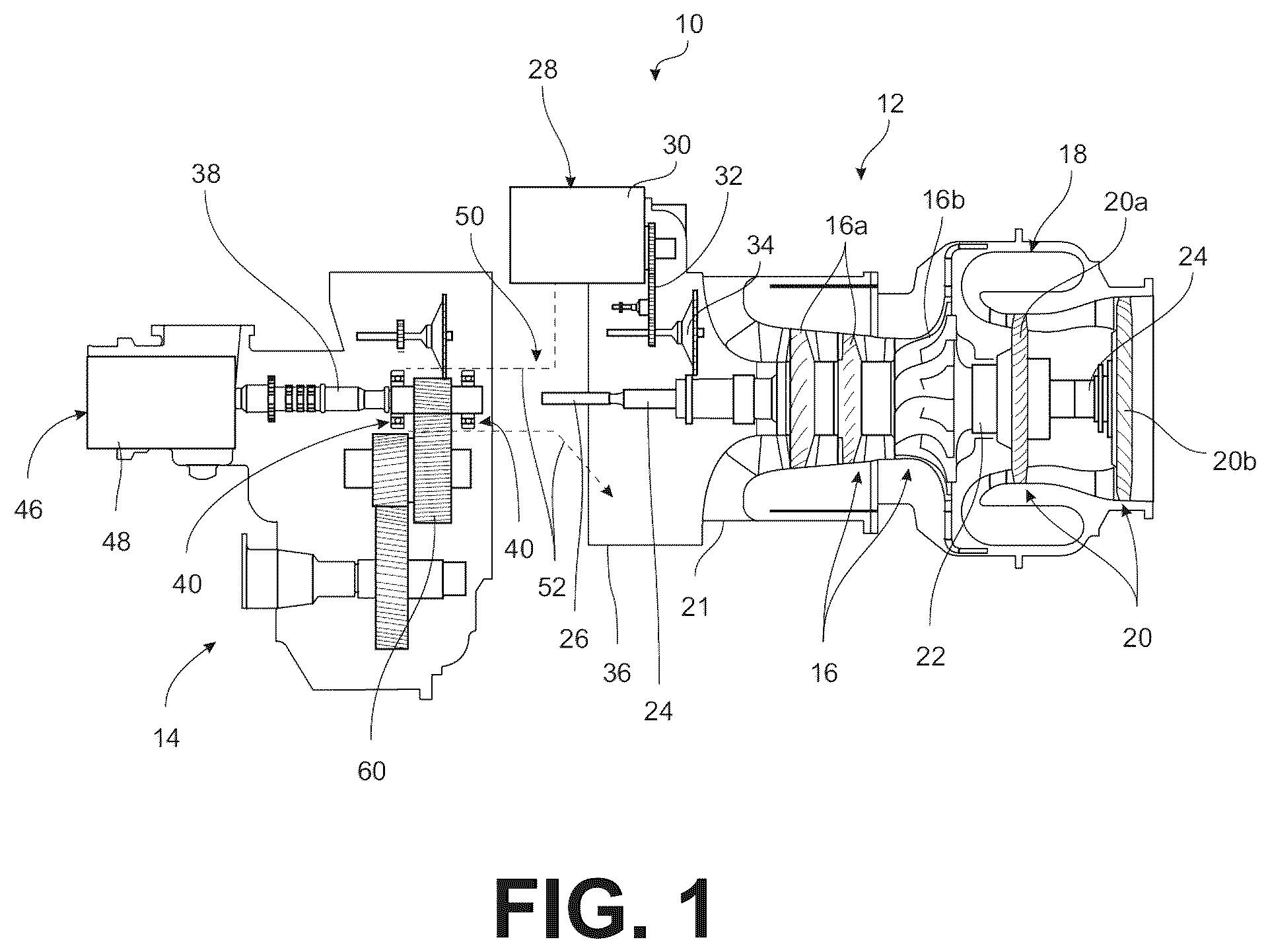 Patent US12410731 — Lubrication and cooling of equipment of an aircraft turbomachine — Figure 1
