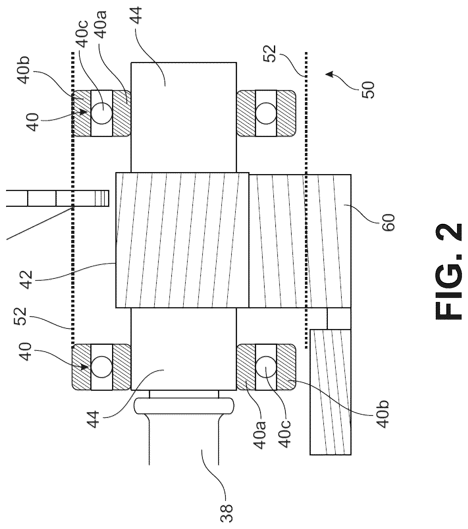 Patent US12410731 Figure 2 – Lubrication and cooling of equipment of an aircraft turbomachine