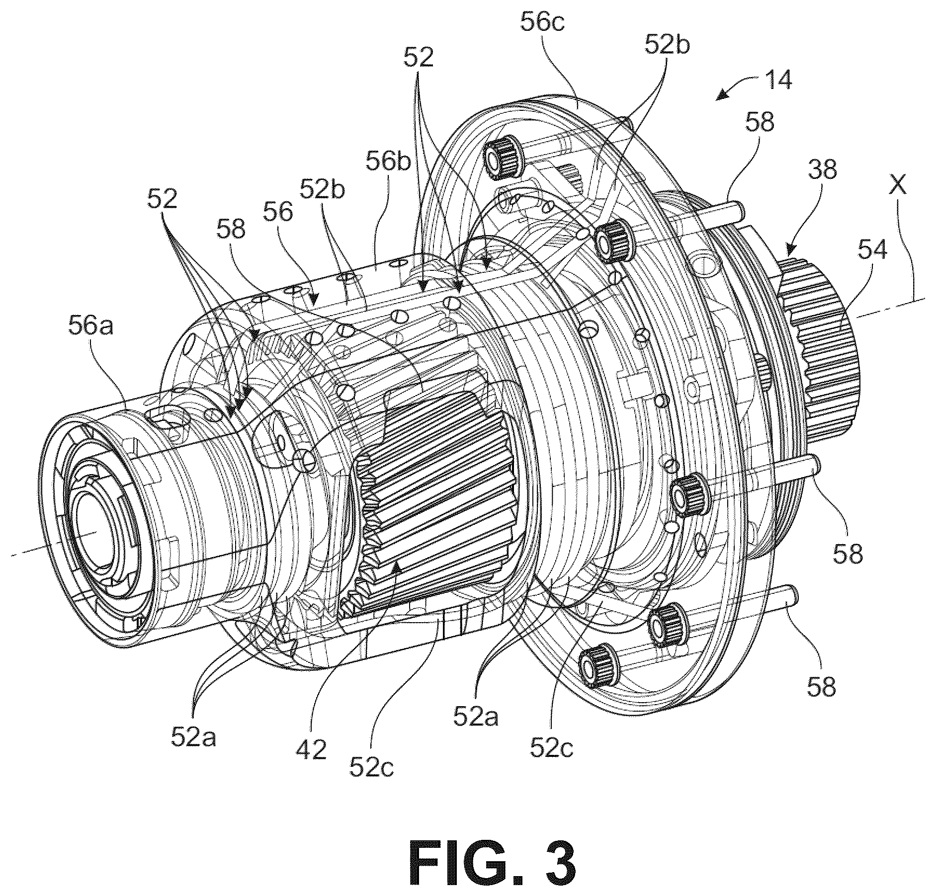 Patent US12410731 Figure 3 – Lubrication and cooling of equipment of an aircraft turbomachine
