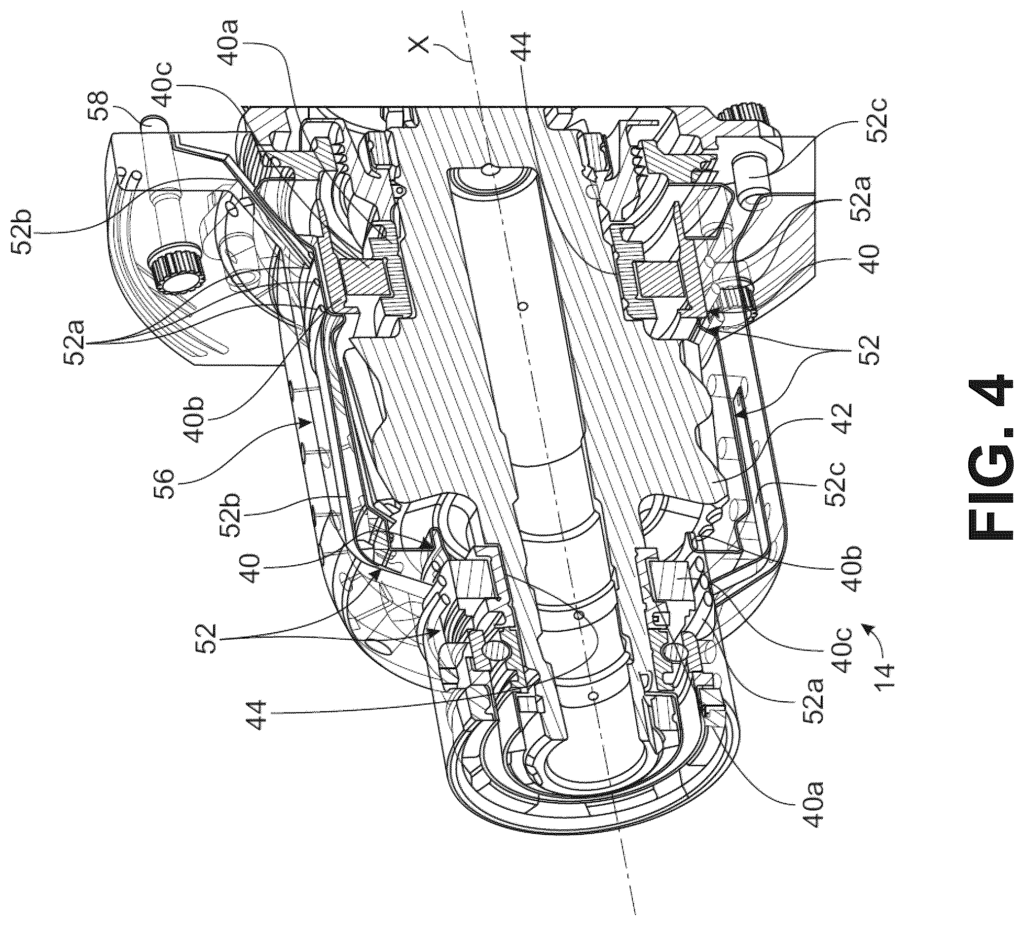 Patent US12410731 Figure 4 – Lubrication and cooling of equipment of an aircraft turbomachine
