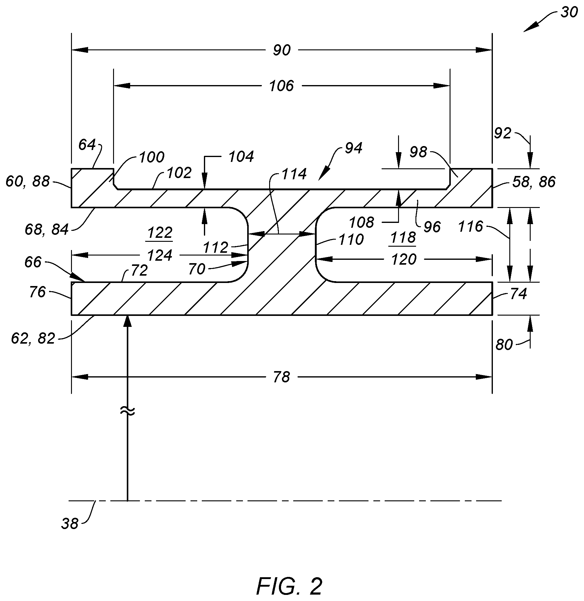 Patent US12410732 Figure 2 – Flexible support for aircraft motor bearing