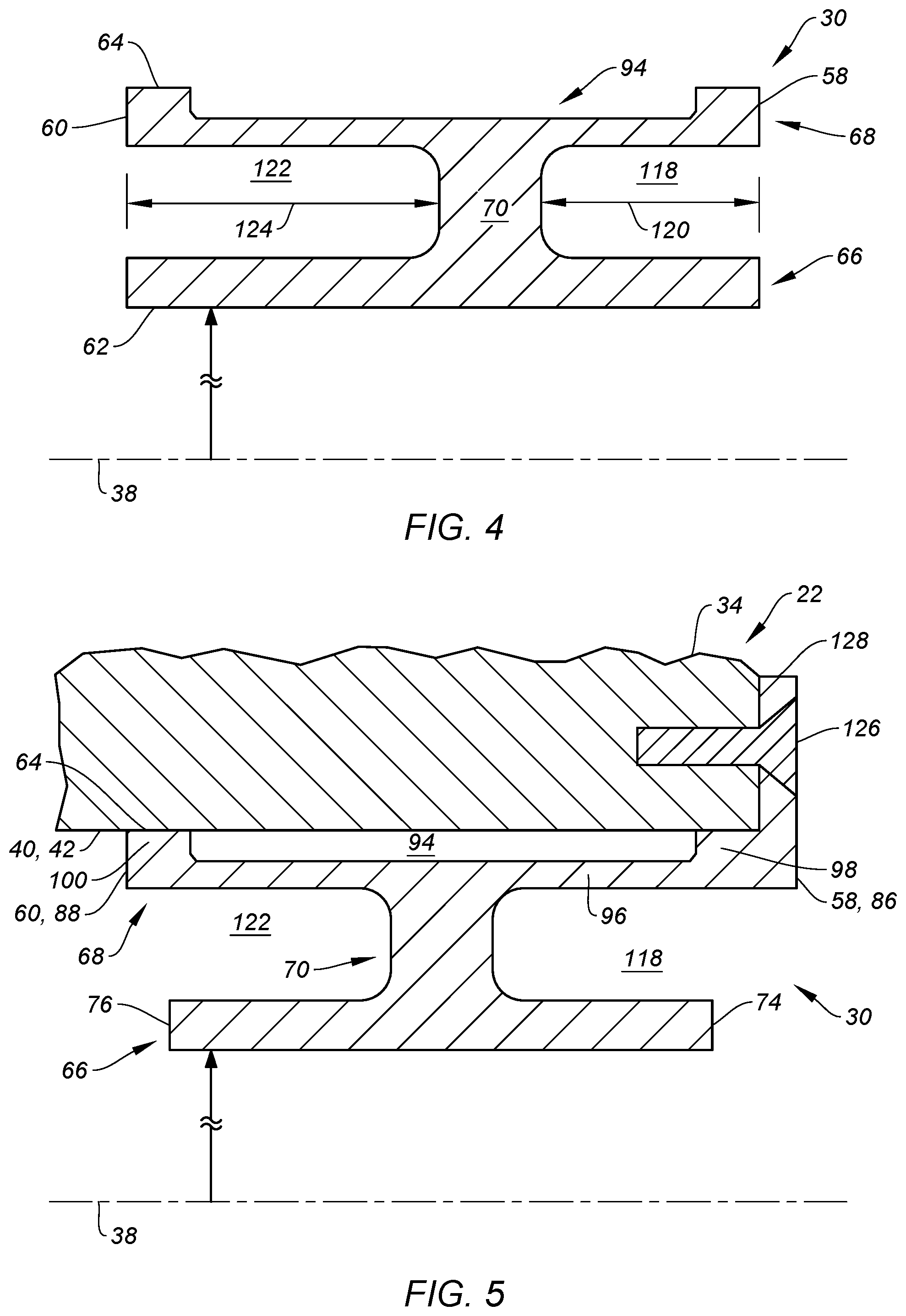 Patent US12410732 Figure 4 – Flexible support for aircraft motor bearing
