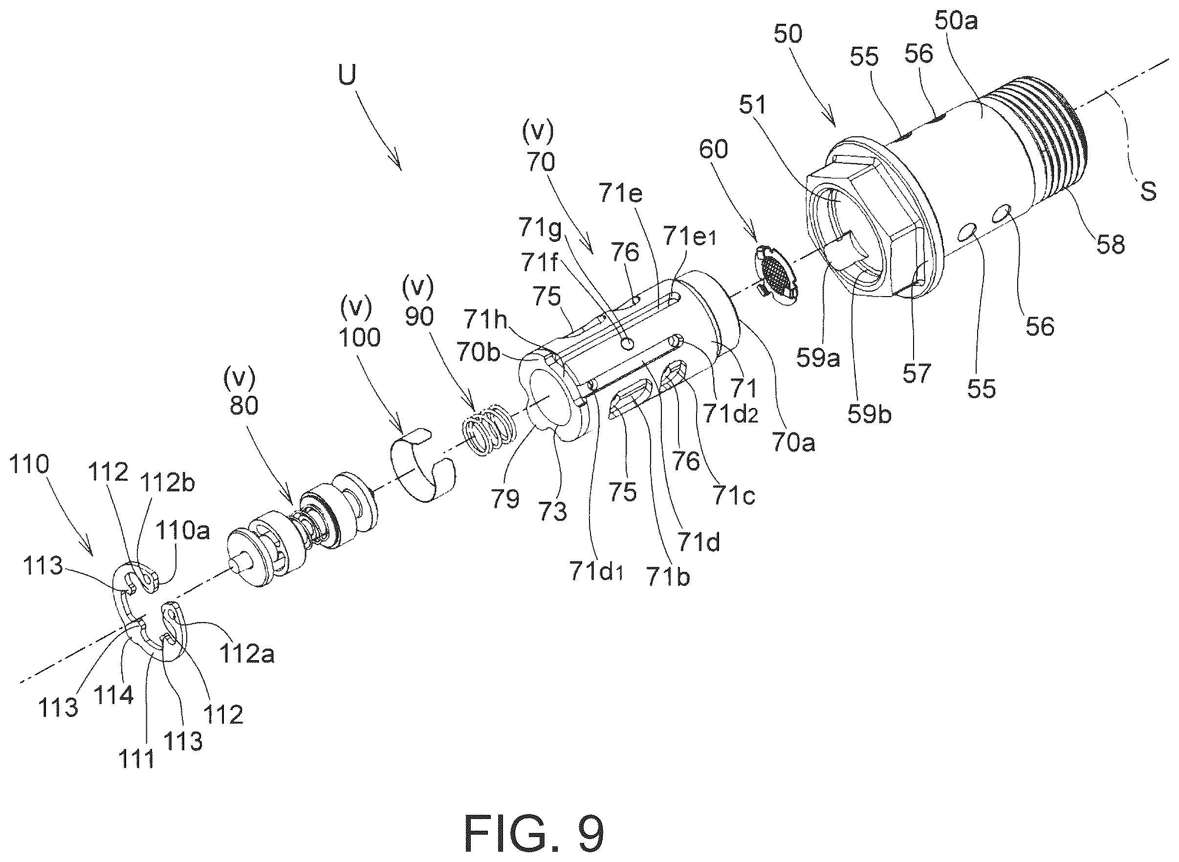 Patent US12410733 Figure 9 – Fluid control valve unit and valve timing change device