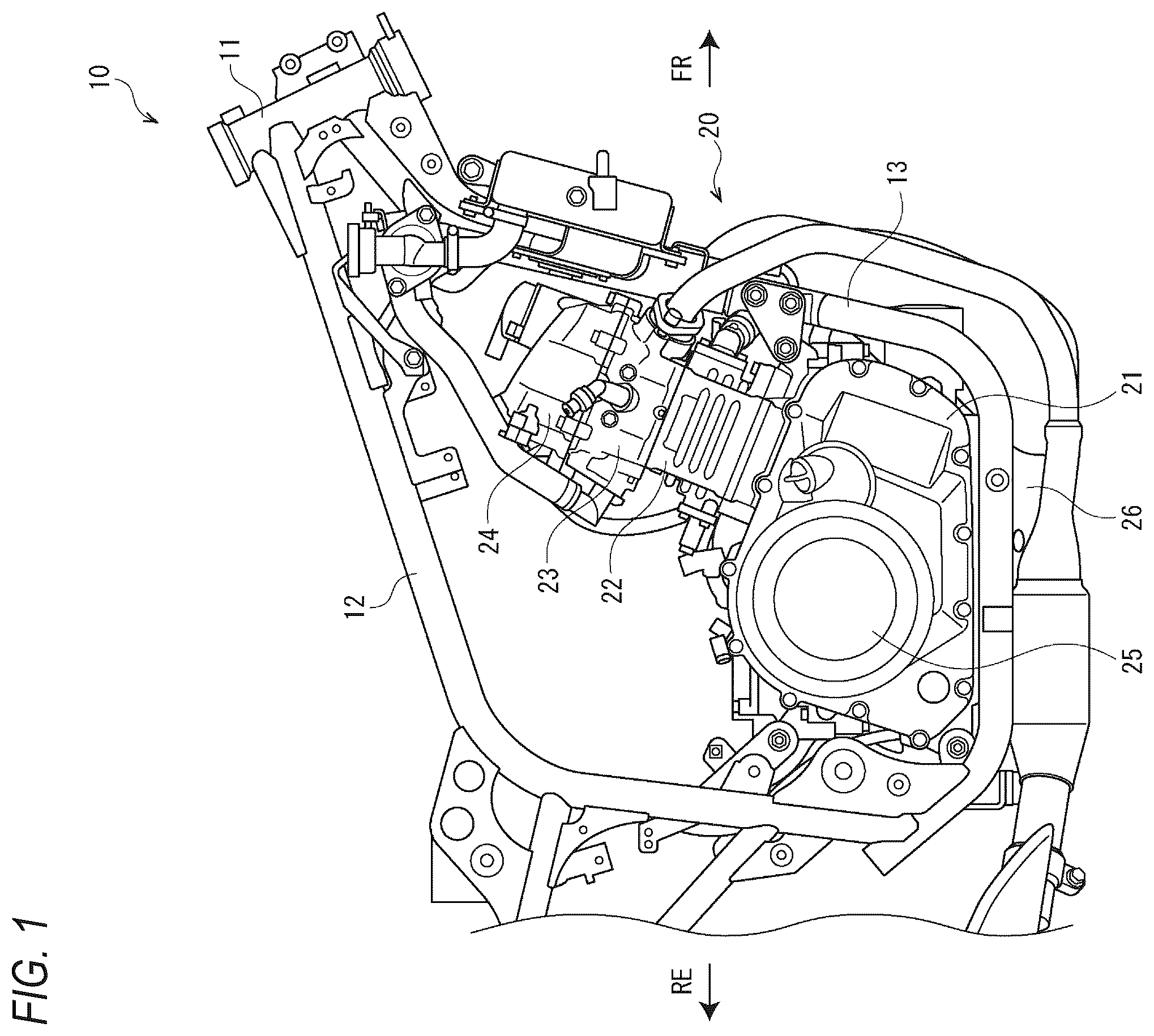 Patent US12410734 Figure 1 – Variable valve device