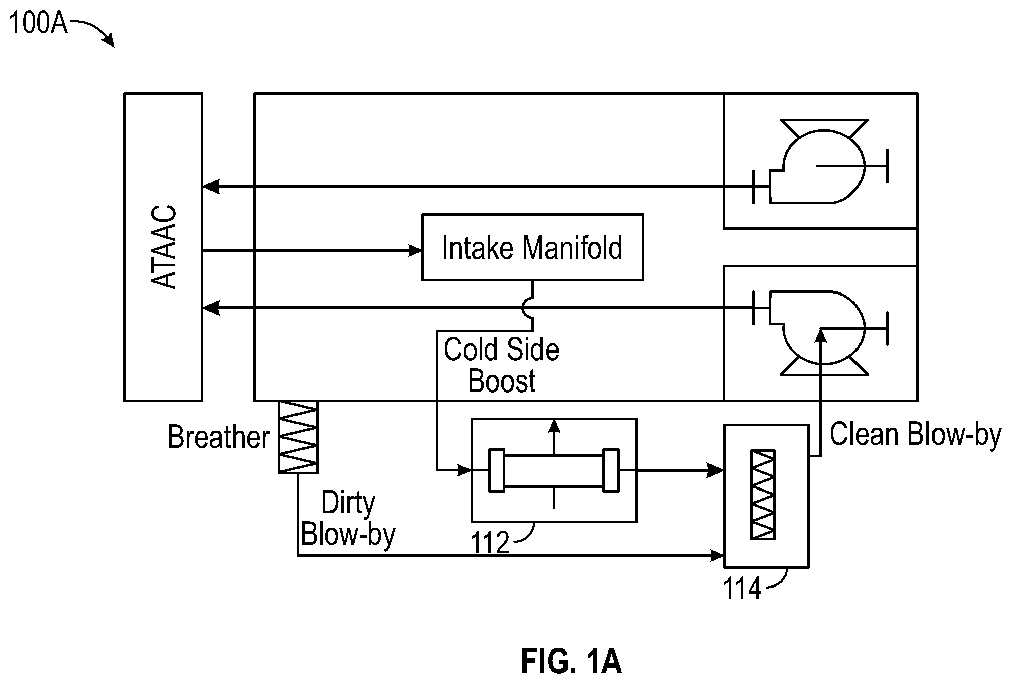 Patent US12410737 Figure 2 – Internal combustion engine with ventilation system for a crankcase