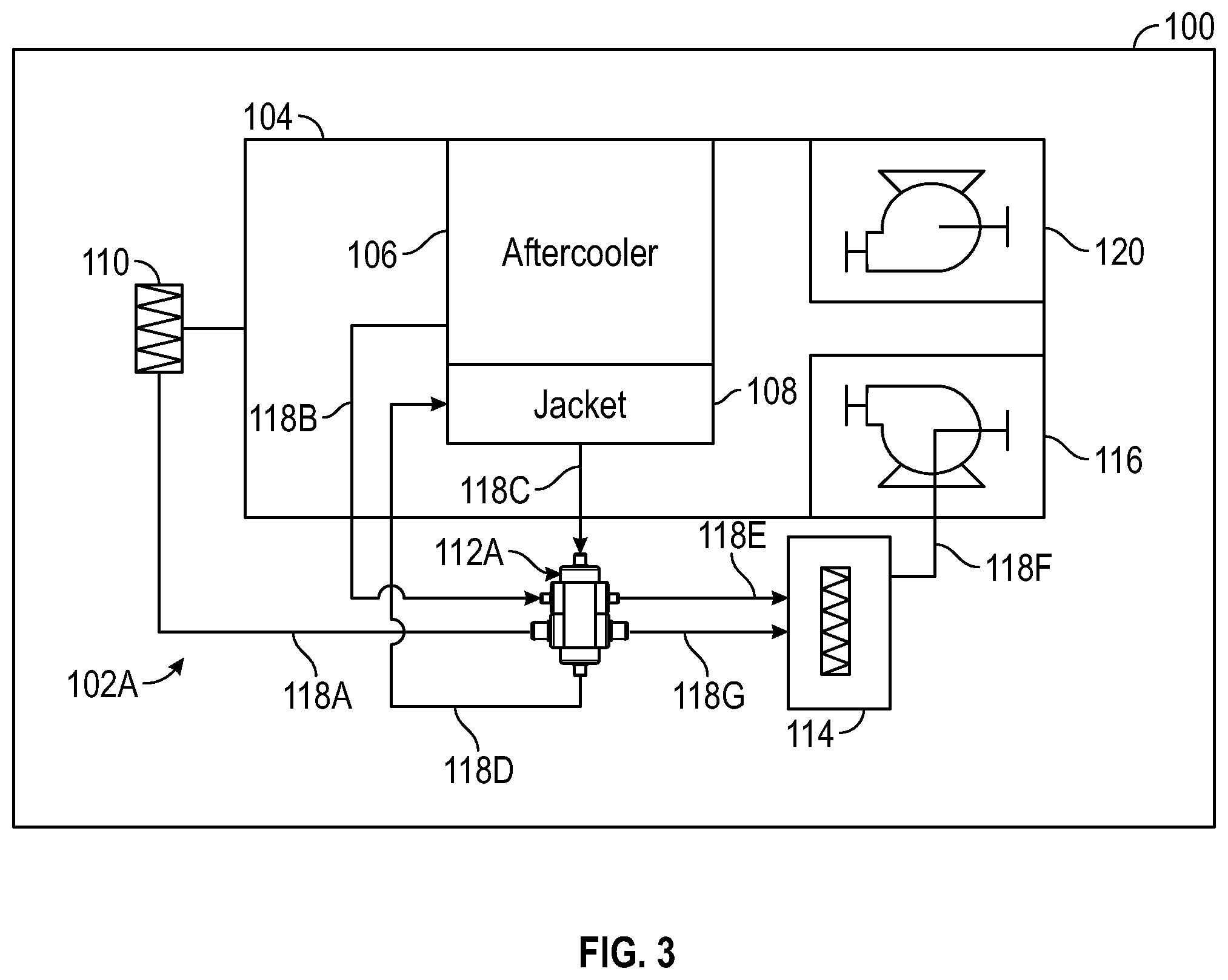 Patent US12410737 Figure 4 – Internal combustion engine with ventilation system for a crankcase