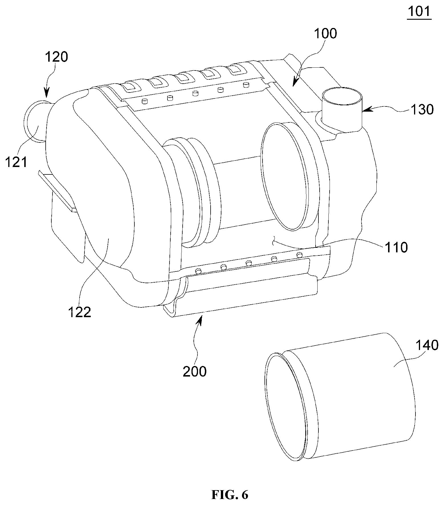 Patent US12410738 Figure 6 – Exhaust gas purification apparatus and construction machinery including the same