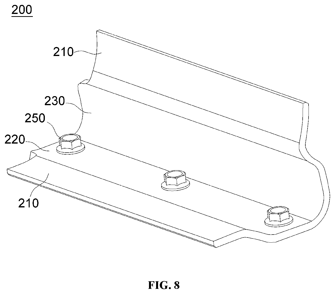 Patent US12410738 Figure 8 – Exhaust gas purification apparatus and construction machinery including the same