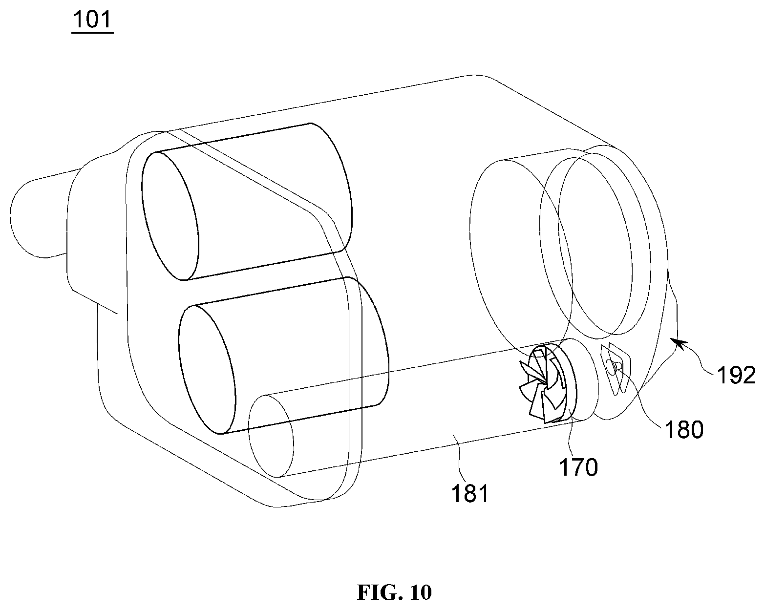 Patent US12410738 Figure 10 – Exhaust gas purification apparatus and construction machinery including the same