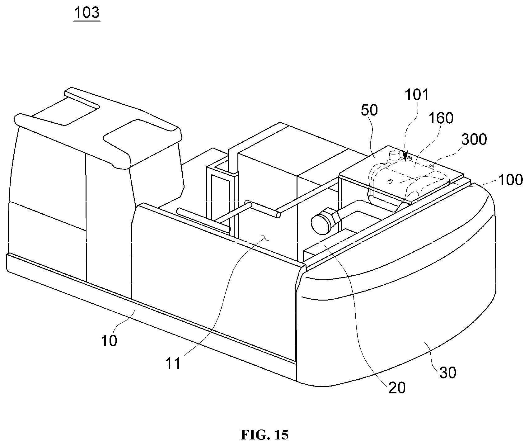 Patent US12410738 Figure 15 – Exhaust gas purification apparatus and construction machinery including the same