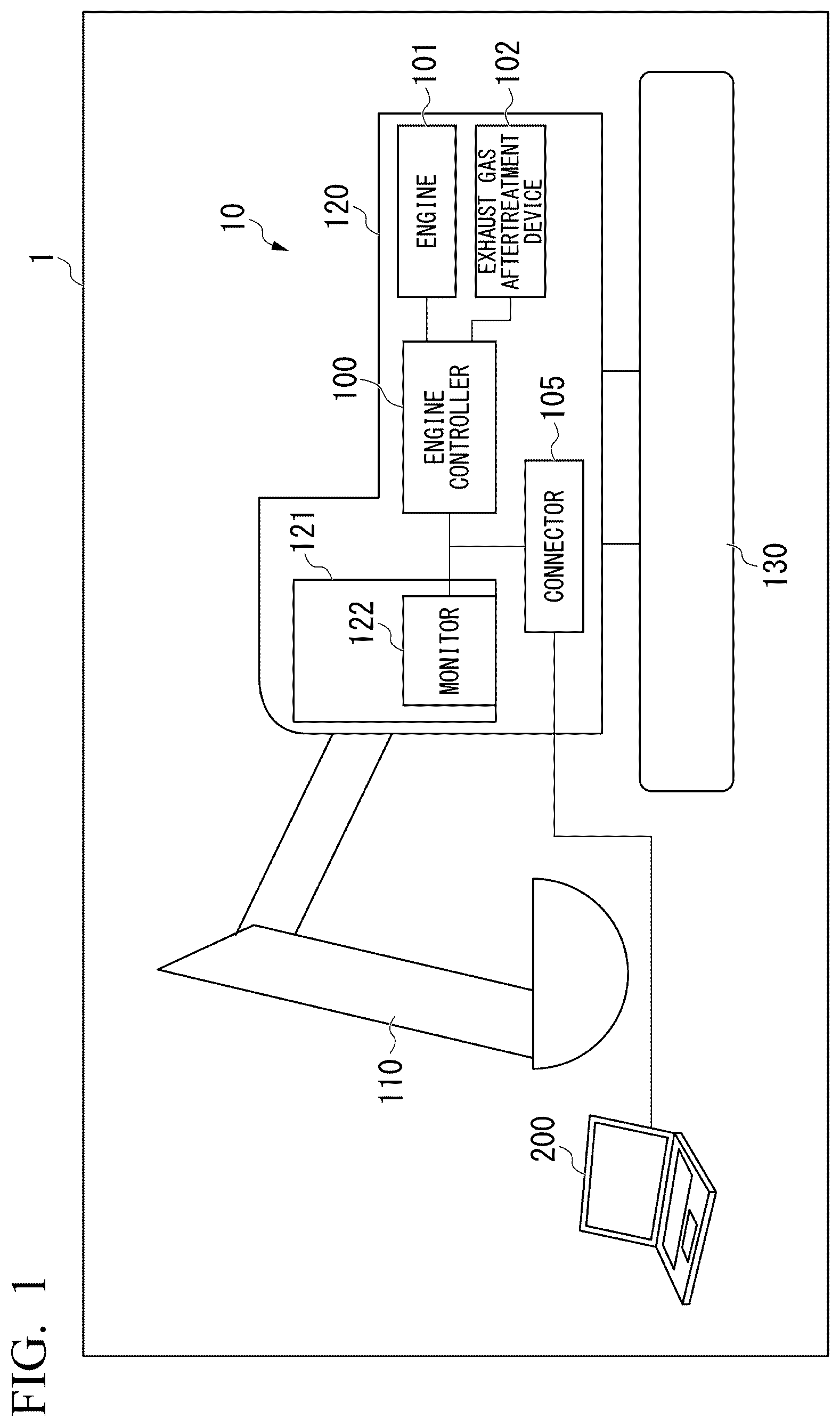 Patent US12410739 Figure 1 – Vehicle monitoring device and vehicle monitoring method