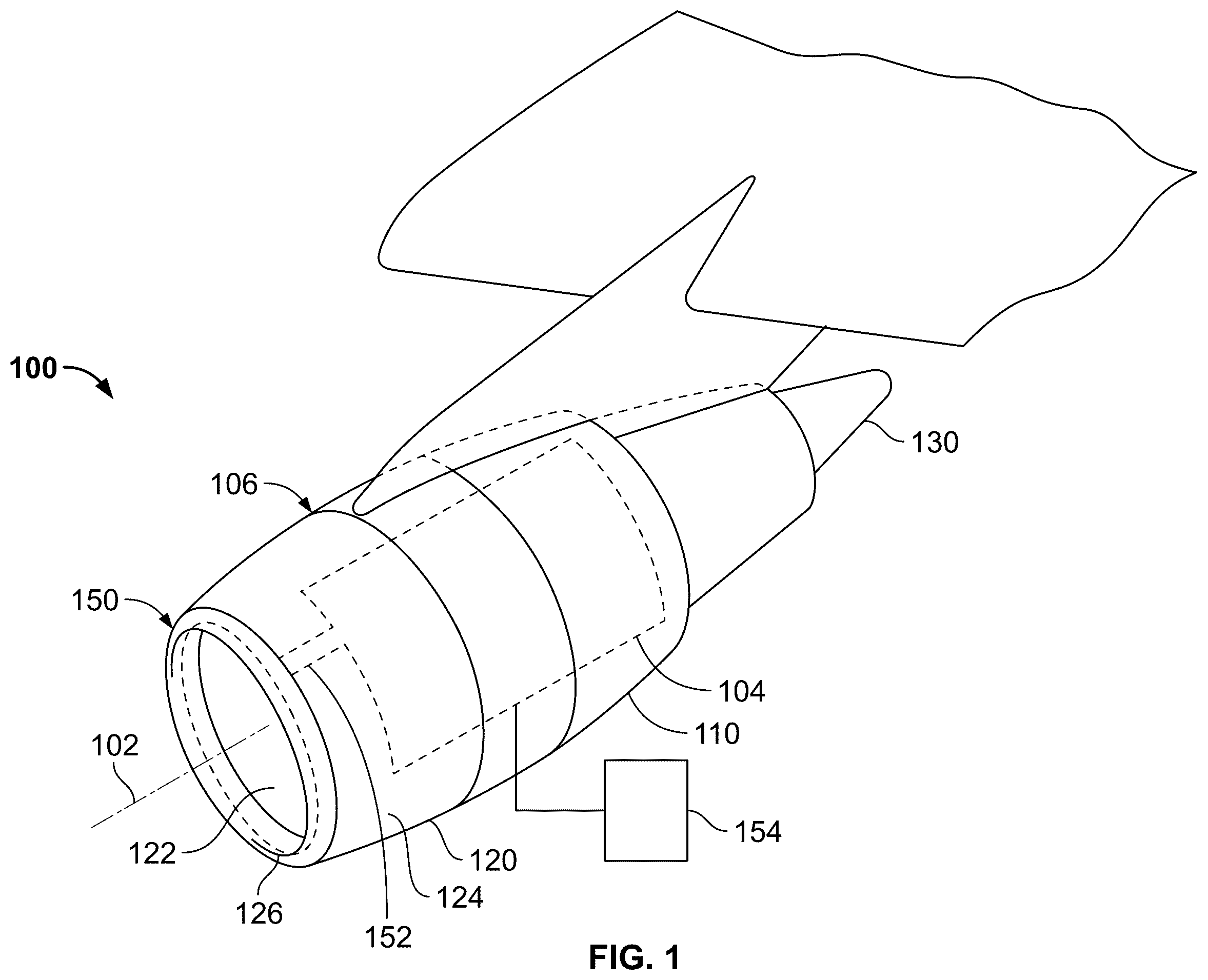 Patent US12410750 Figure 1 – Shielded swirl gas turbine engine inlet anti-icing system