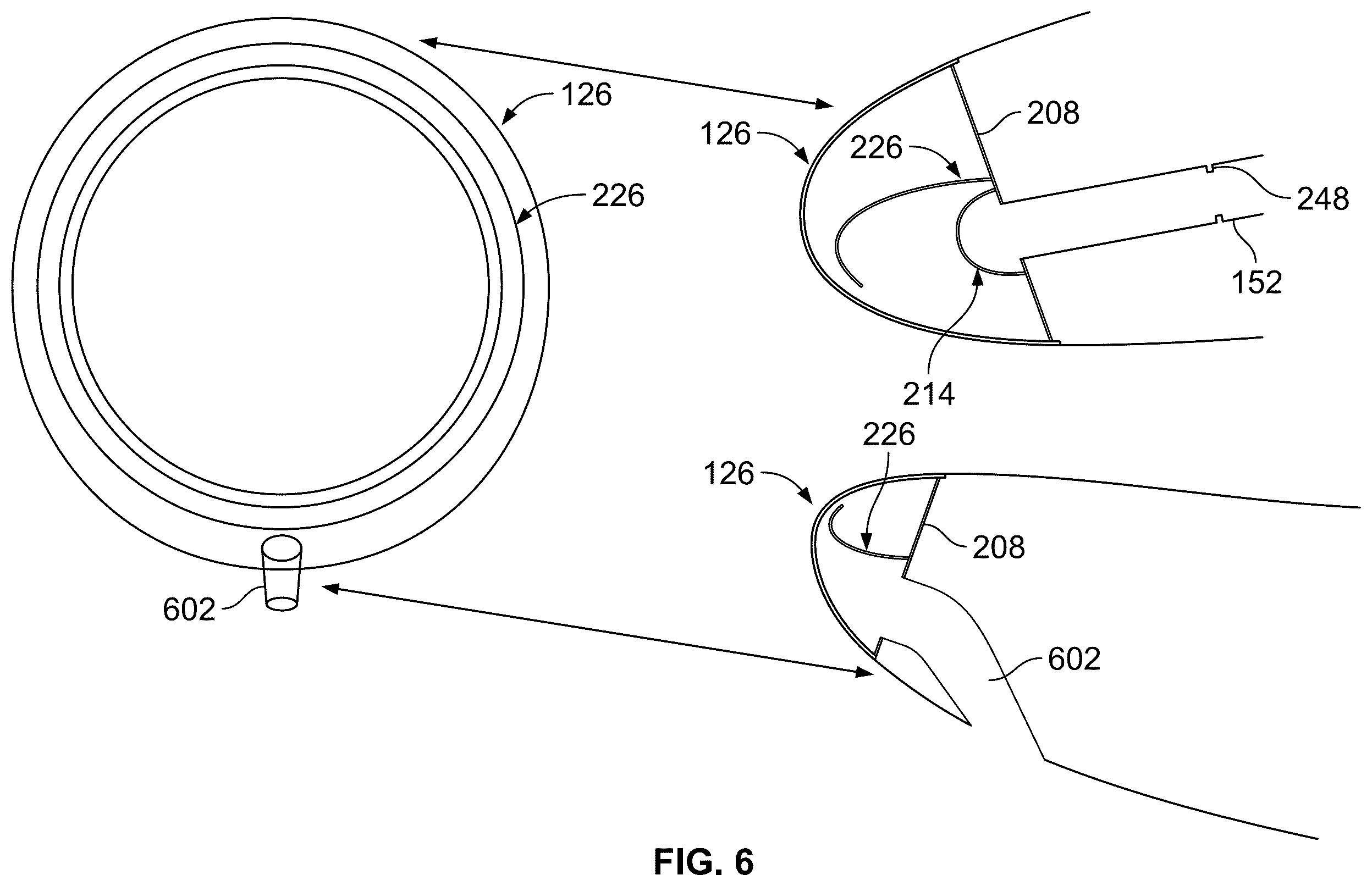 Patent US12410750 Figure 6 – Shielded swirl gas turbine engine inlet anti-icing system