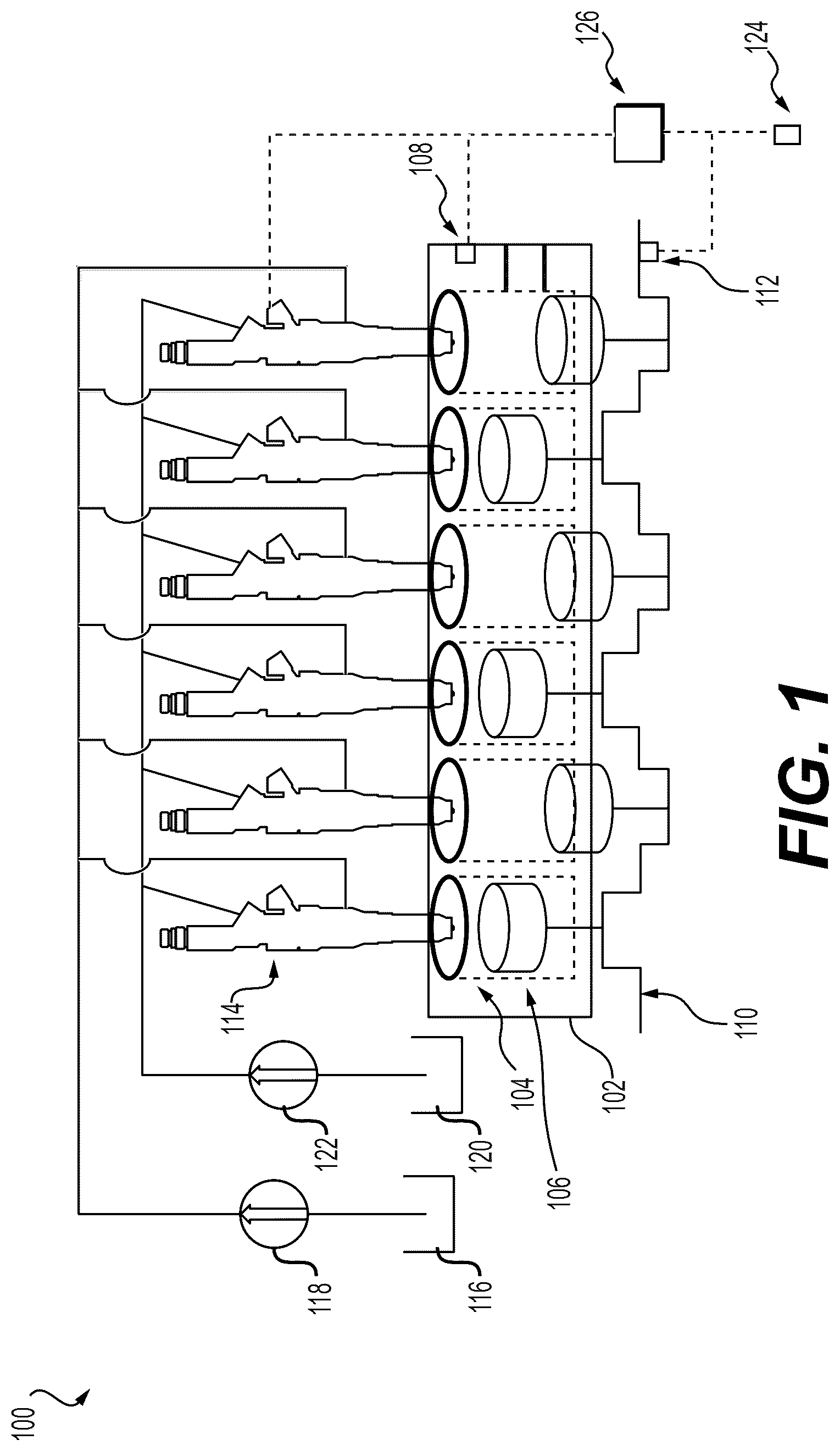 Patent US12410759 Figure 1 – Waveform for metering fuel into a fuel injector