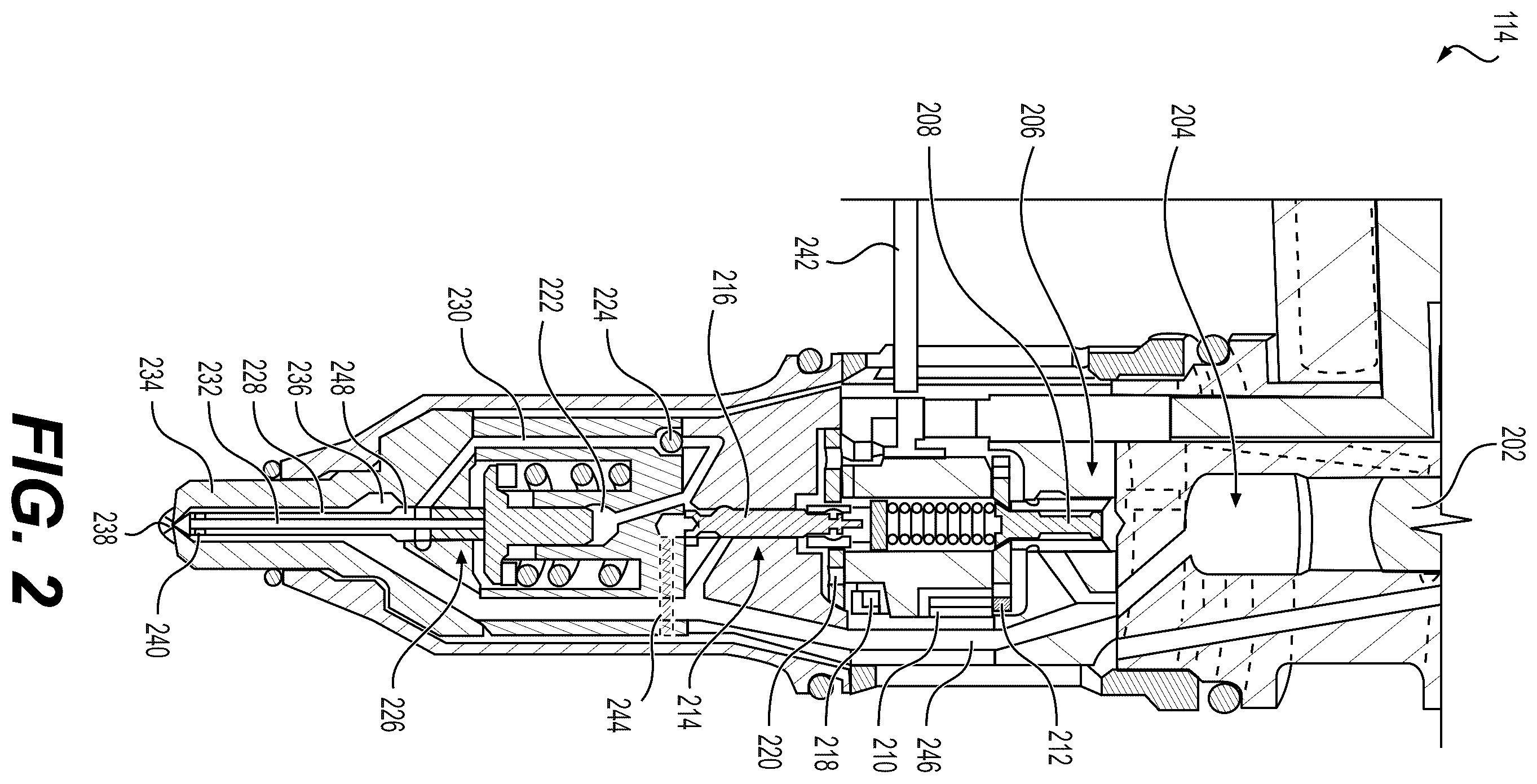 Patent US12410759 Figure 2 – Waveform for metering fuel into a fuel injector