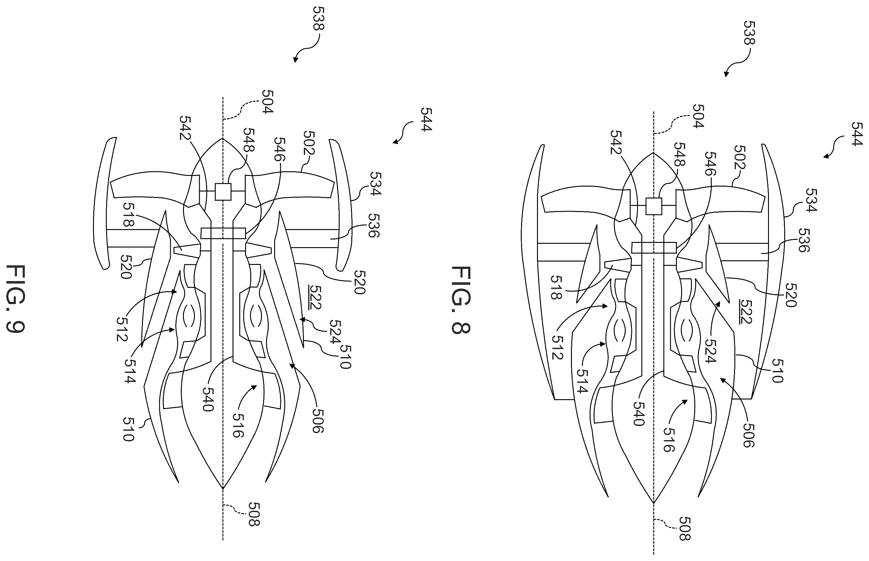 Patent US12410763 Figure 17 – Gas turbine engine with third stream