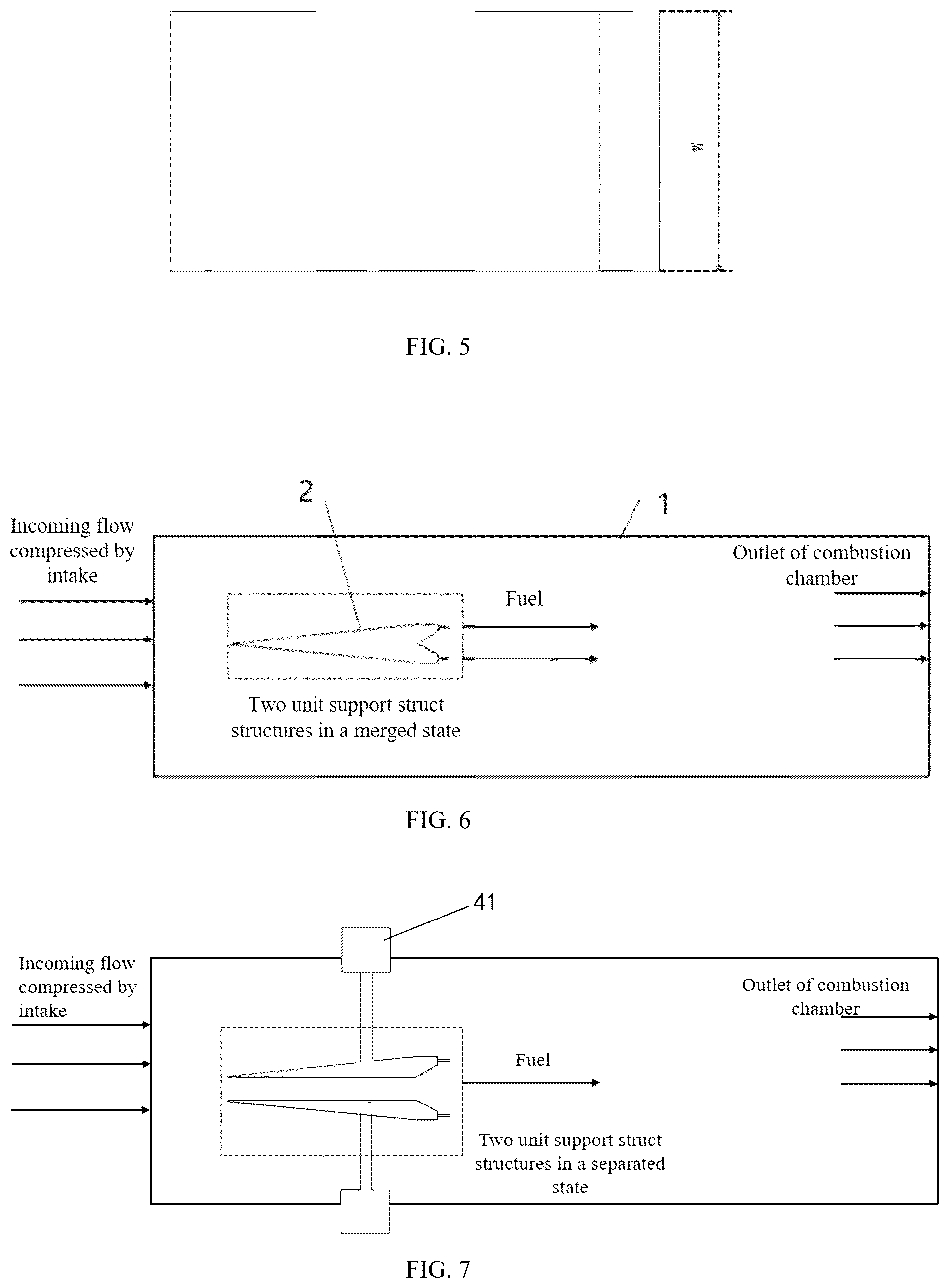 Patent US12410764 Figure 3 – Detachable strut structure in combustion chamber of scramjet-oblique detonation engine